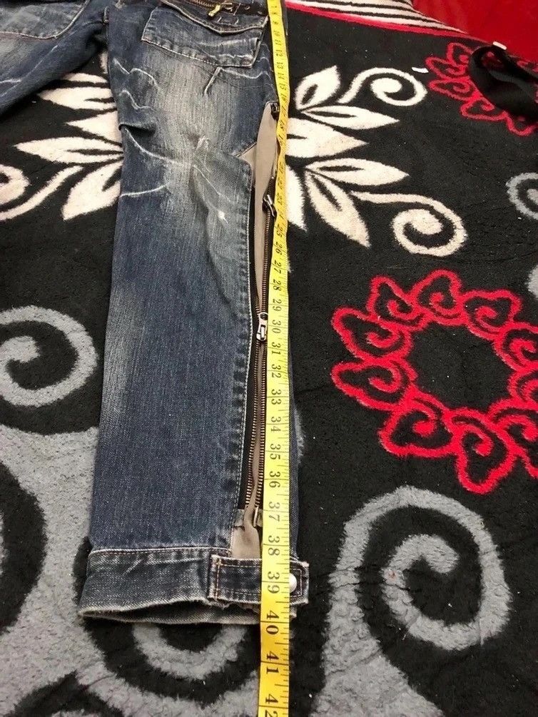 Japanese Brand × PPFM Japanese PPFM Bondage Zipper Jeans Size US 32 / EU 48 - 16 Thumbnail