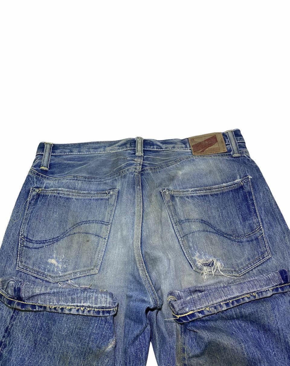 Japanese Brand Vintage rare subciety jeans selvedge distressed style Size US 36 / EU 52 - 8 Thumbnail