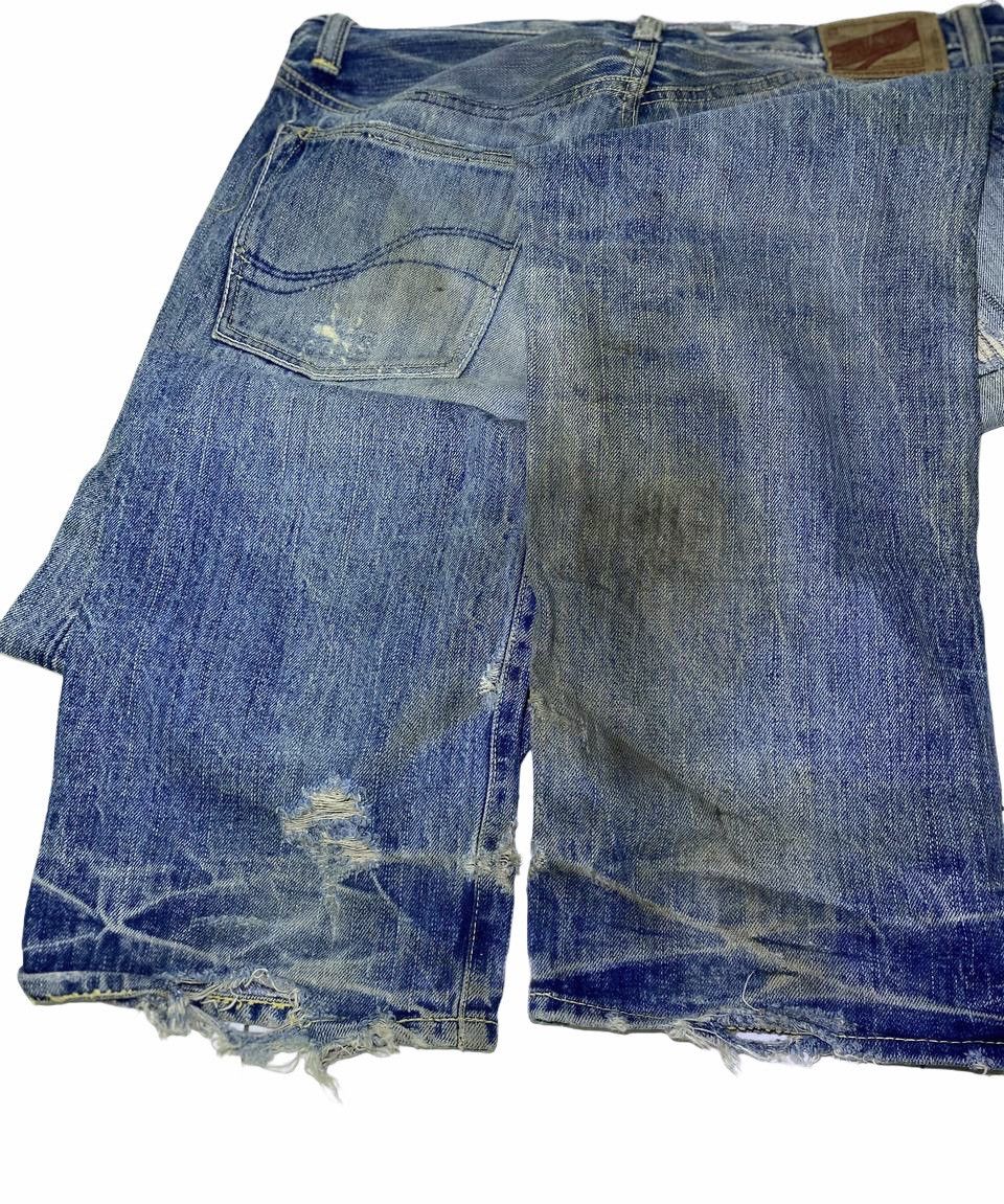 Japanese Brand Vintage rare subciety jeans selvedge distressed style Size US 36 / EU 52 - 10 Thumbnail