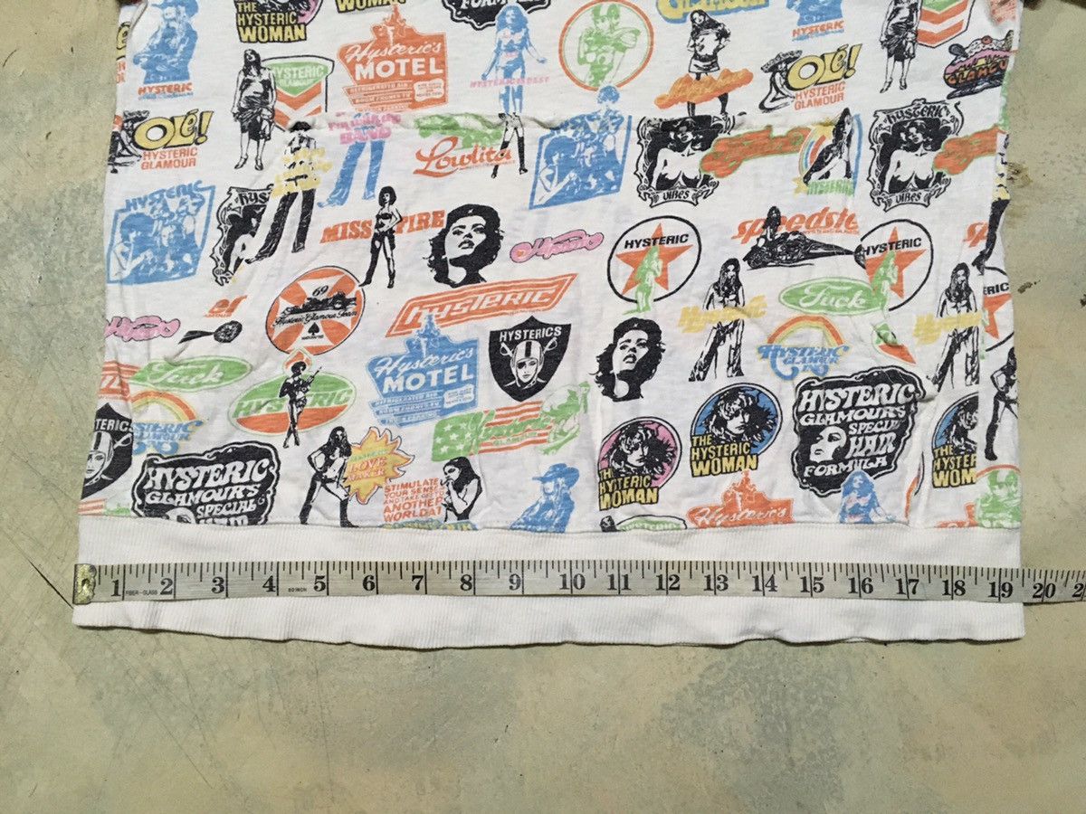 Hysteric Glamour RARE Design Hysteric Glamour Full Print Hoodie Size US S / EU 44-46 / 1 - 6 Thumbnail
