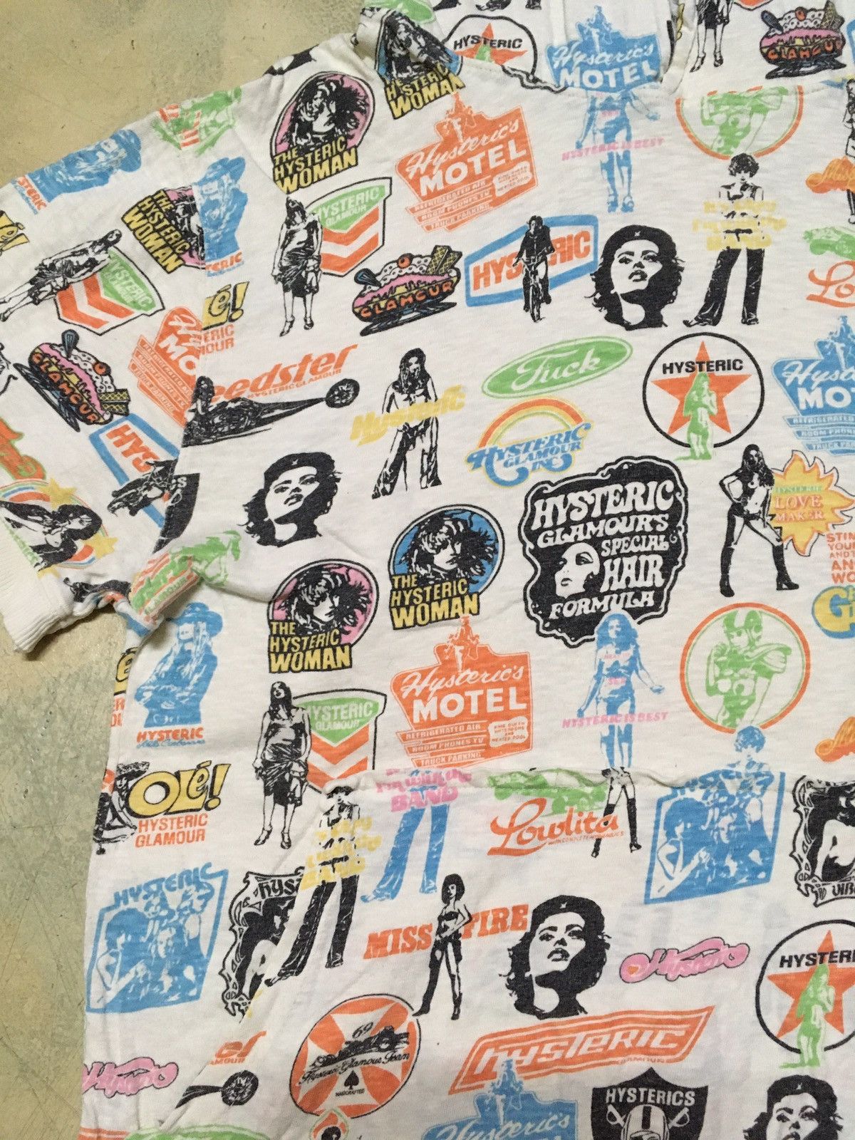 Hysteric Glamour RARE Design Hysteric Glamour Full Print Hoodie Size US S / EU 44-46 / 1 - 3 Thumbnail
