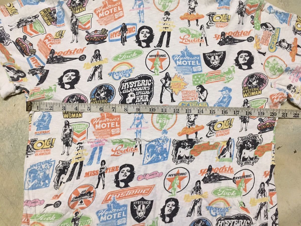 Hysteric Glamour RARE Design Hysteric Glamour Full Print Hoodie Size US S / EU 44-46 / 1 - 5 Thumbnail