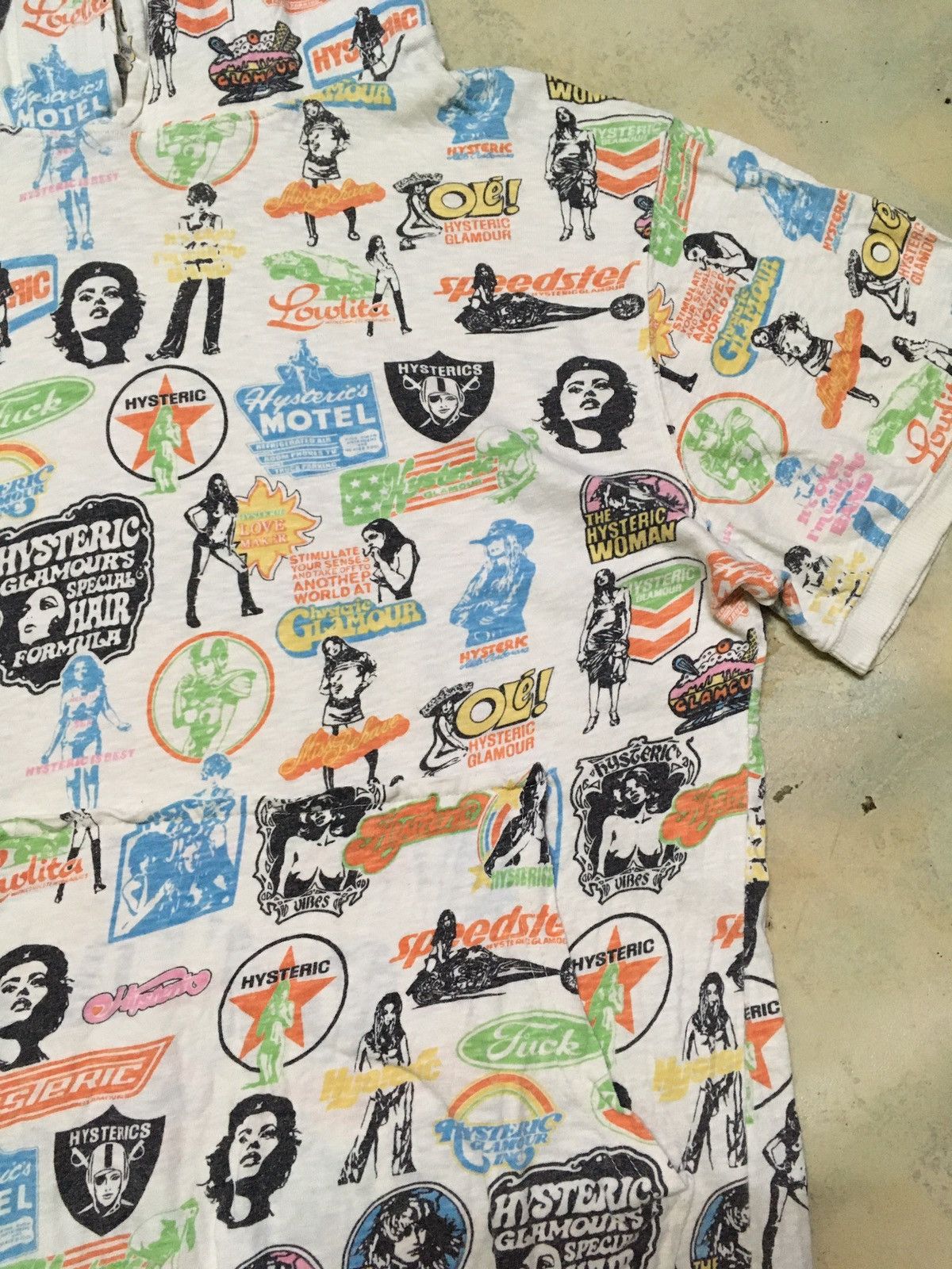 Hysteric Glamour RARE Design Hysteric Glamour Full Print Hoodie Size US S / EU 44-46 / 1 - 4 Thumbnail