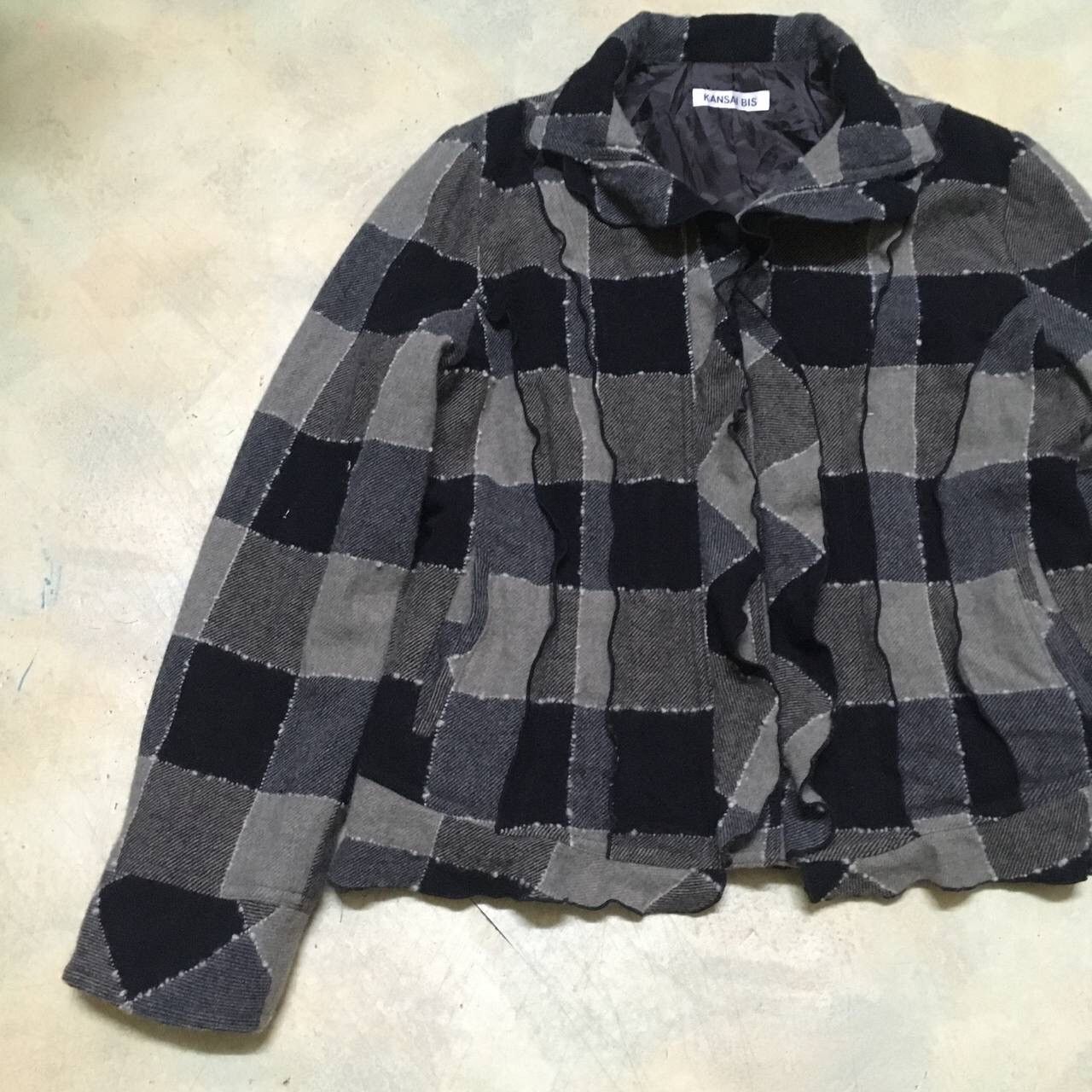 Japanese Brand Kansai Bis Japanese Brand Patchwork Style Jacket Size US S / EU 44-46 / 1 - 2 Thumbnail