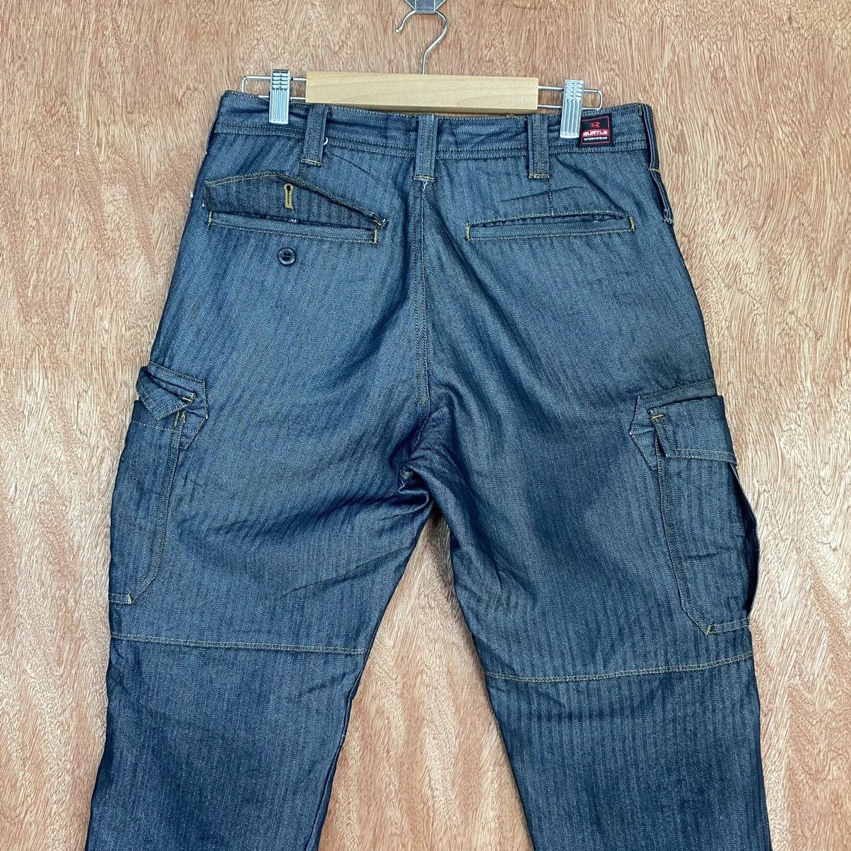 Japanese Brand Burtle Workwear Black Multipocket Cargo Pants #c784 Size US 29 - 11 Thumbnail