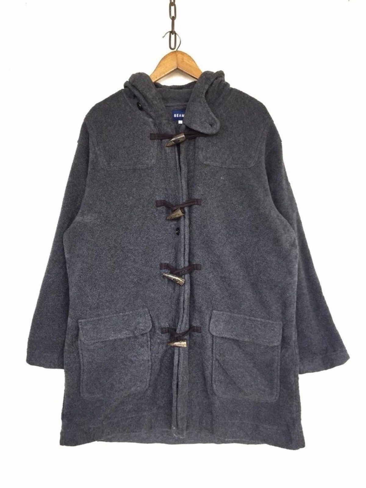 Vintage Beams Hoodie Duffle Jacket