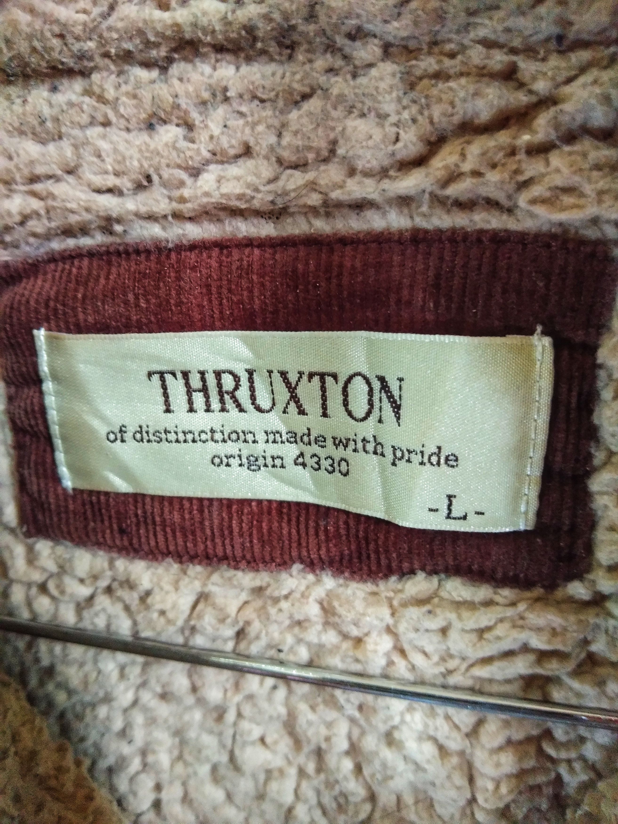 Japanese Brand × Vintage Rare‼️Thruxton Puffer Vests Workwear Sherpa Design Button Up Size US M / EU 48-50 / 2 - 3 Thumbnail