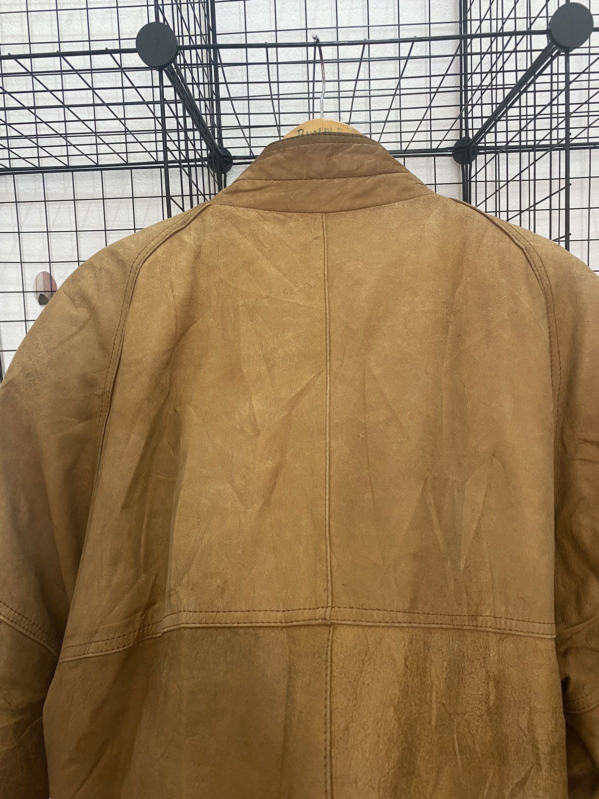 Valentino × Vintage 🔥VINTAGE 90’s VALENTINO LEATHER BOMBER JACKET Size US L / EU 52-54 / 3 - 10 Thumbnail