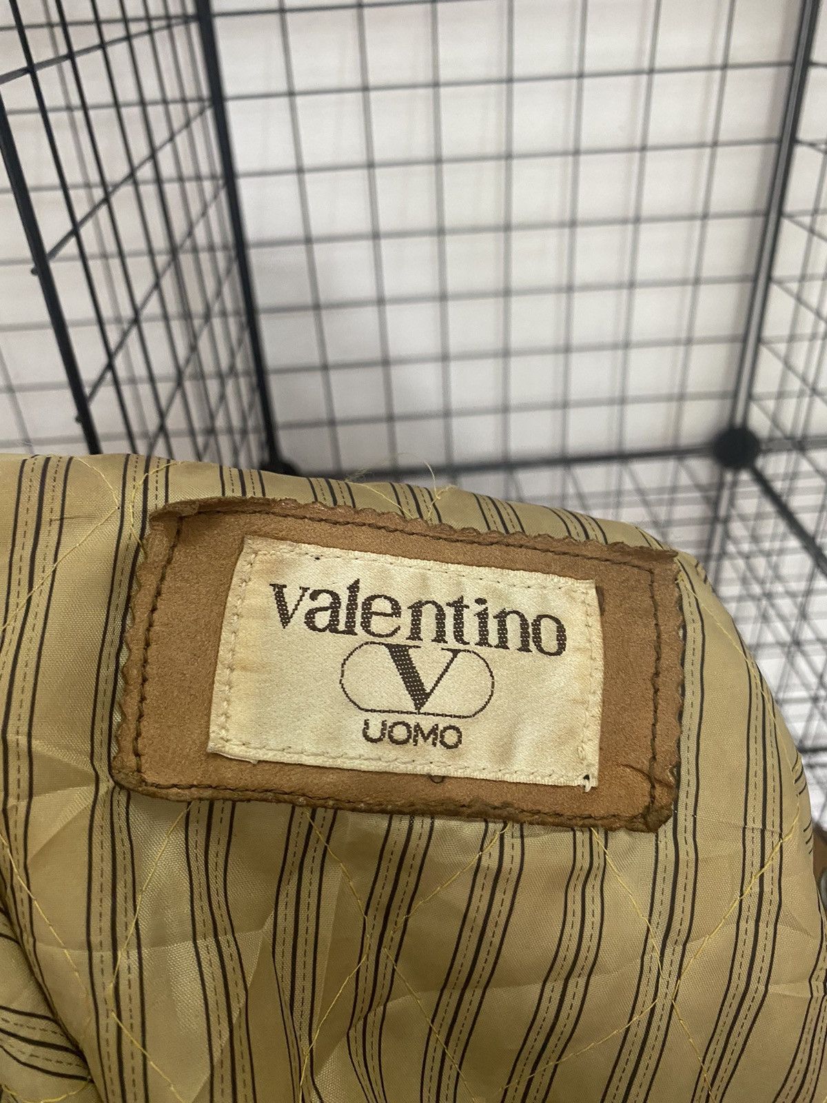 Valentino × Vintage 🔥VINTAGE 90’s VALENTINO LEATHER BOMBER JACKET Size US L / EU 52-54 / 3 - 13 Thumbnail