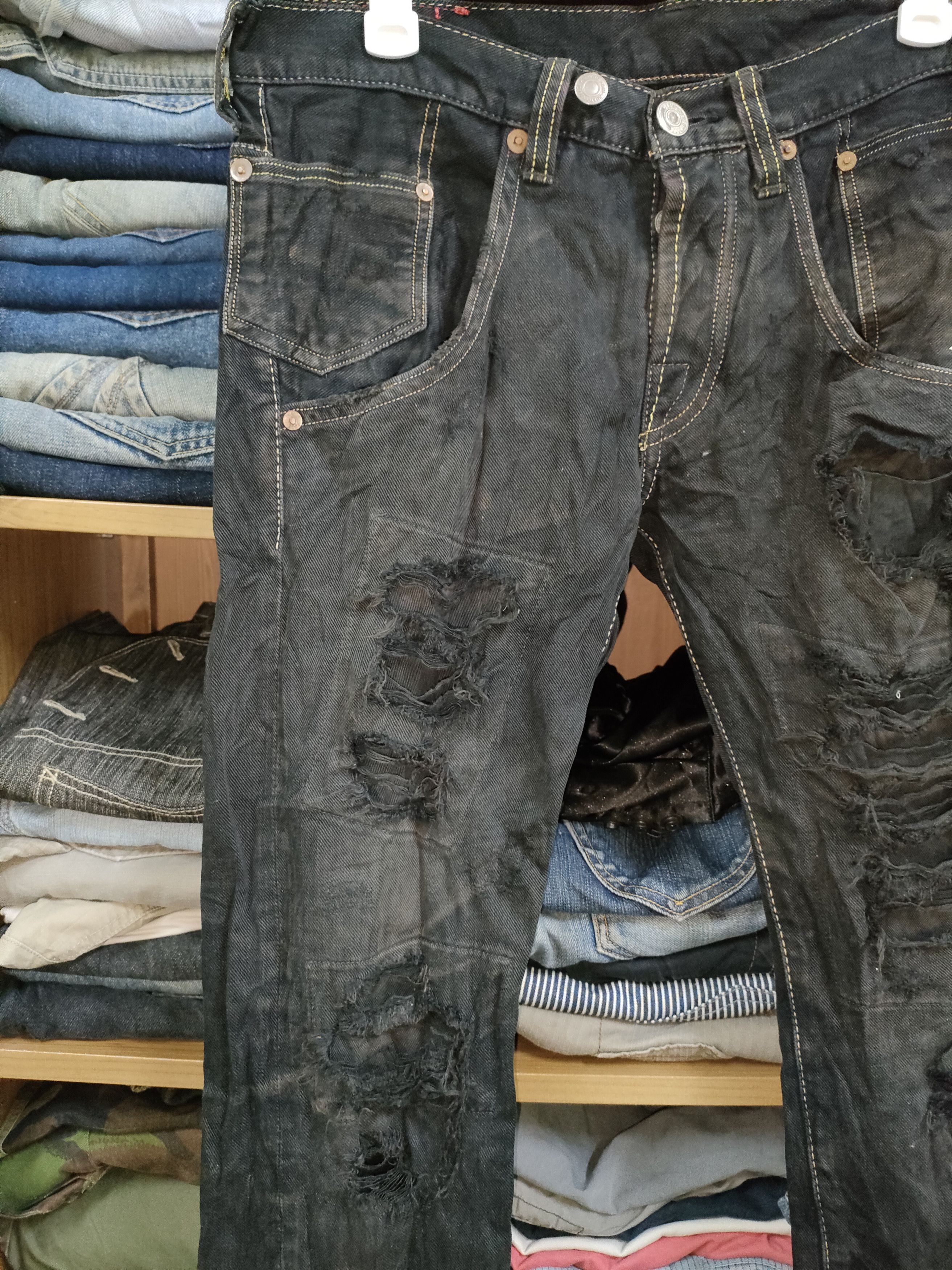Levi's Levis Red Distressed Pants Size US 32 / EU 48 - 7 Thumbnail