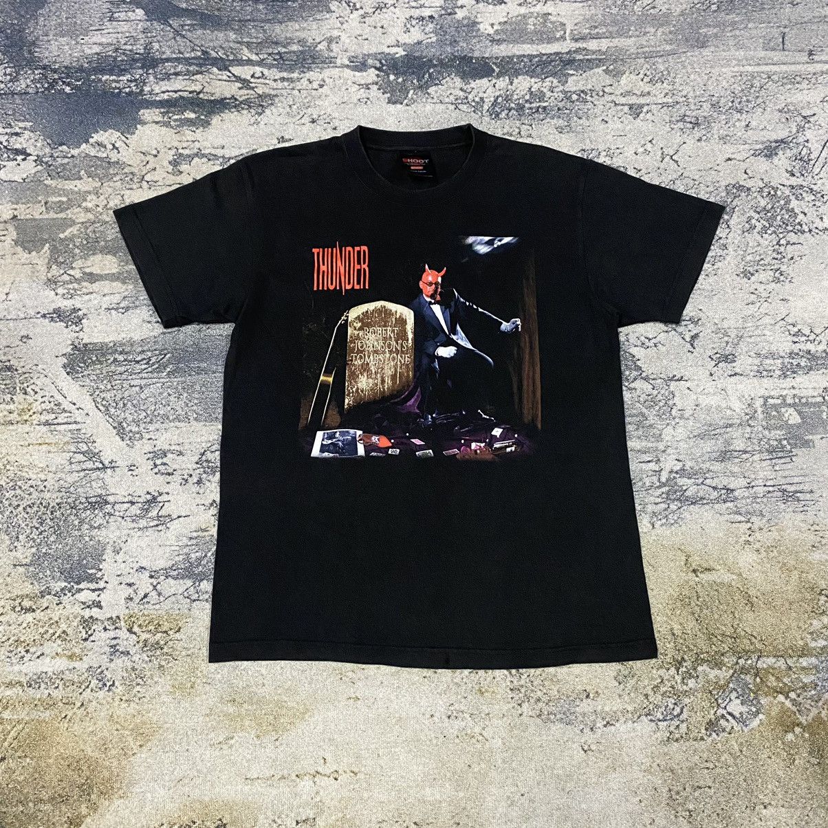 Band Tees Vintage Y2K Thunder Devil Live Tour Japan Hard Rock Band Tee Size US M / EU 48-50 / 2 - 1 Thumbnail