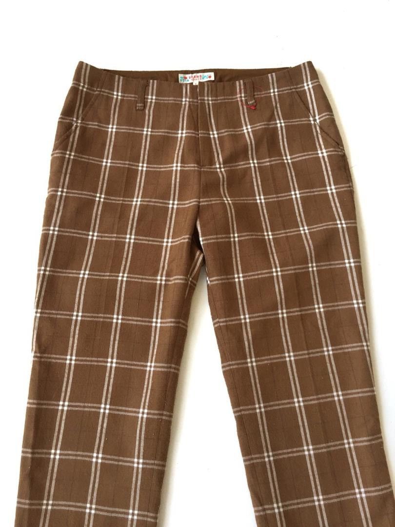 Beams Plus × Japanese Brand Vintage Japanese Beams Heart Tartan Cropped Pant Size 30" / US 8 / IT 44 - 6 Thumbnail