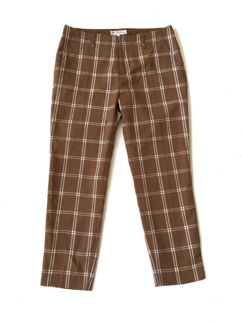 Beams Plus × Japanese Brand Vintage Japanese Beams Heart Tartan Cropped Pant Size 30" / US 8 / IT 44 - 5 Thumbnail
