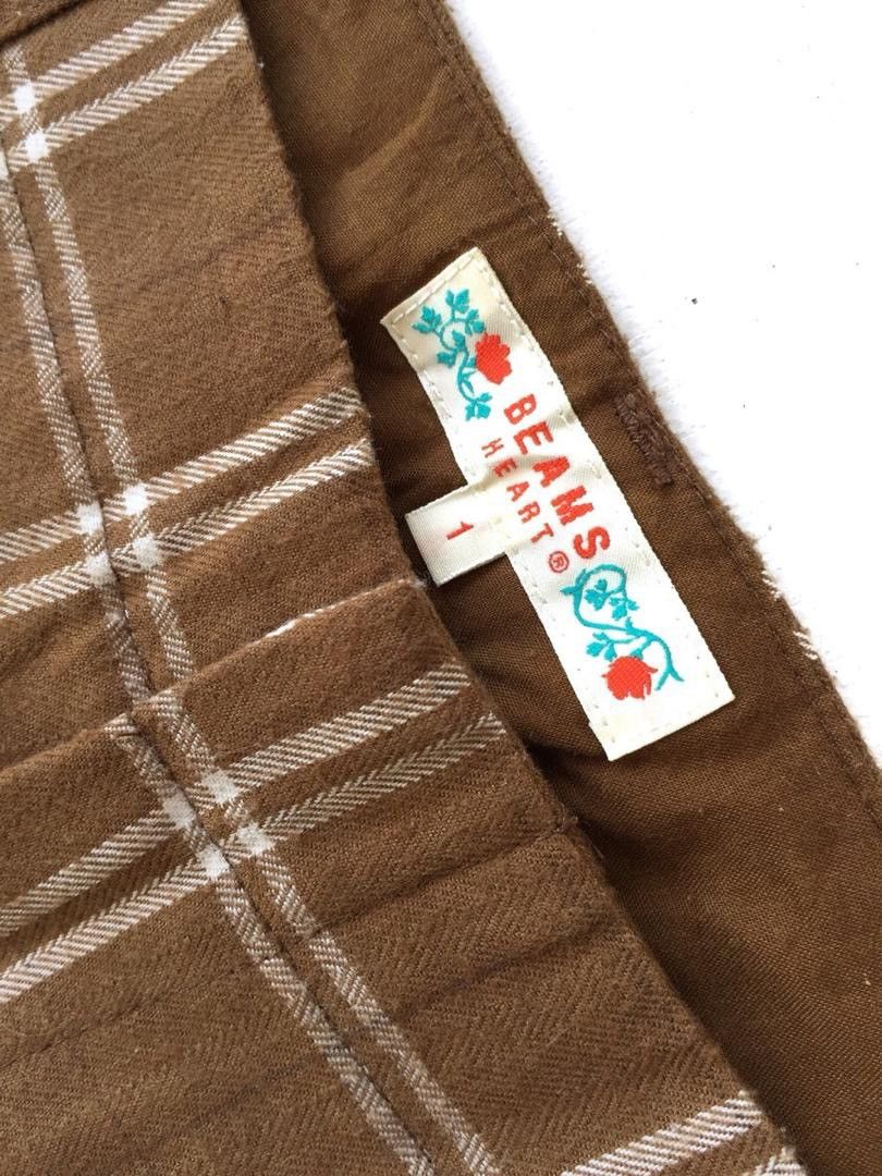 Beams Plus × Japanese Brand Vintage Japanese Beams Heart Tartan Cropped Pant Size 30" / US 8 / IT 44 - 7 Thumbnail