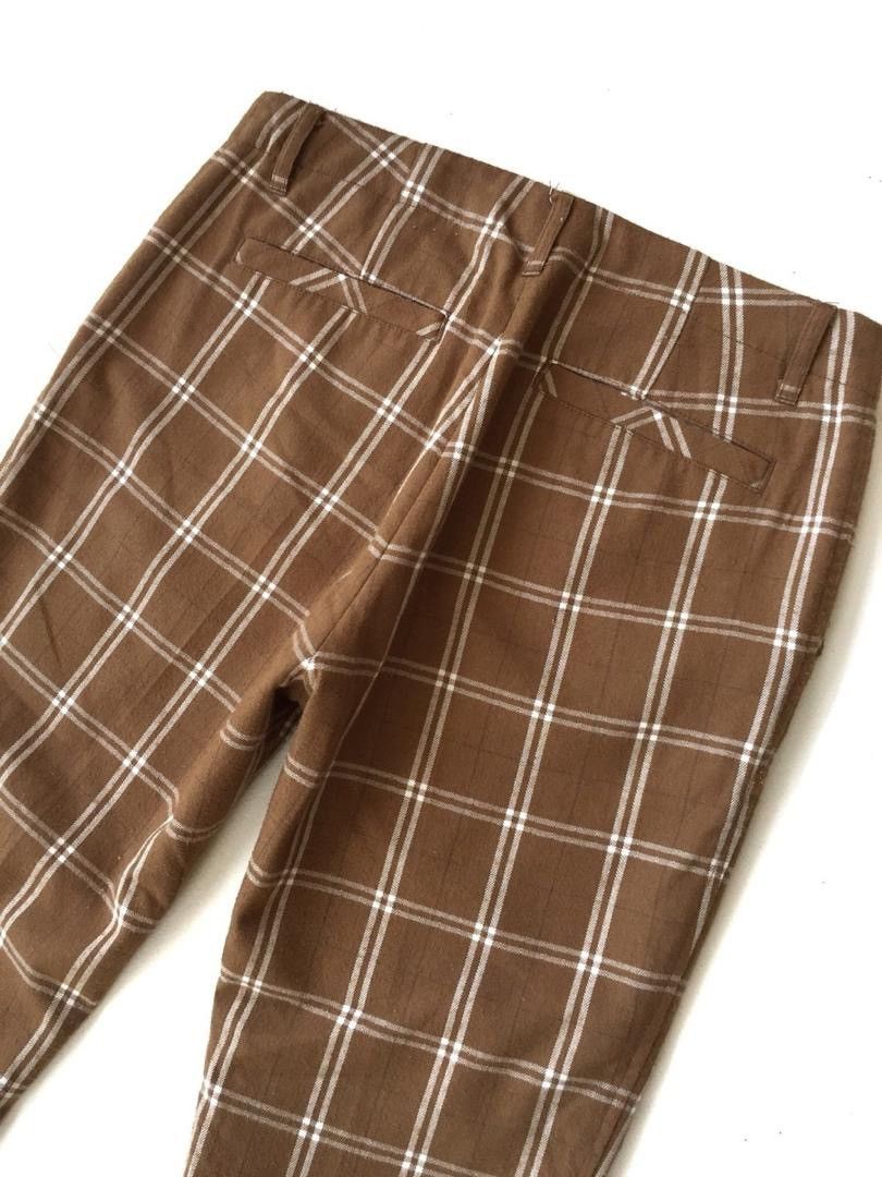 Beams Plus × Japanese Brand Vintage Japanese Beams Heart Tartan Cropped Pant Size 30" / US 8 / IT 44 - 3 Thumbnail