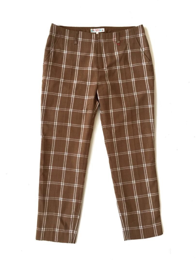 Beams Plus × Japanese Brand Vintage Japanese Beams Heart Tartan Cropped Pant Size 30" / US 8 / IT 44 - 1 Thumbnail