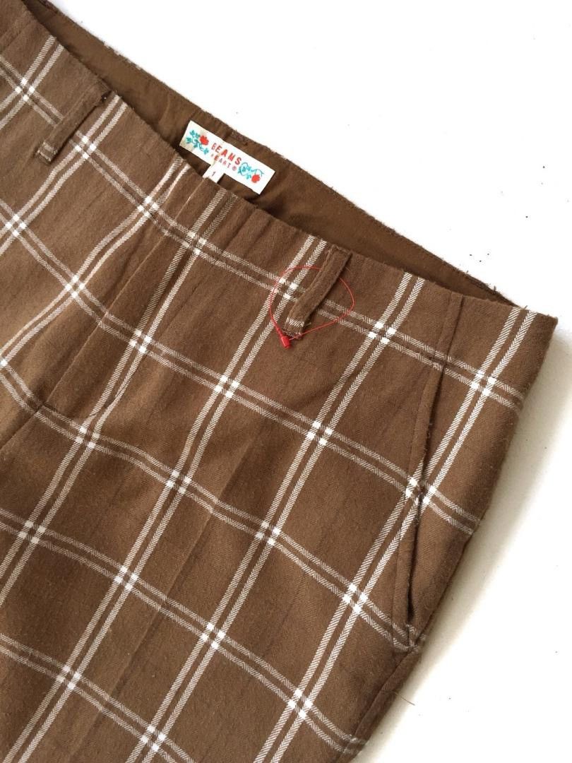 Beams Plus × Japanese Brand Vintage Japanese Beams Heart Tartan Cropped Pant Size 30" / US 8 / IT 44 - 2 Thumbnail