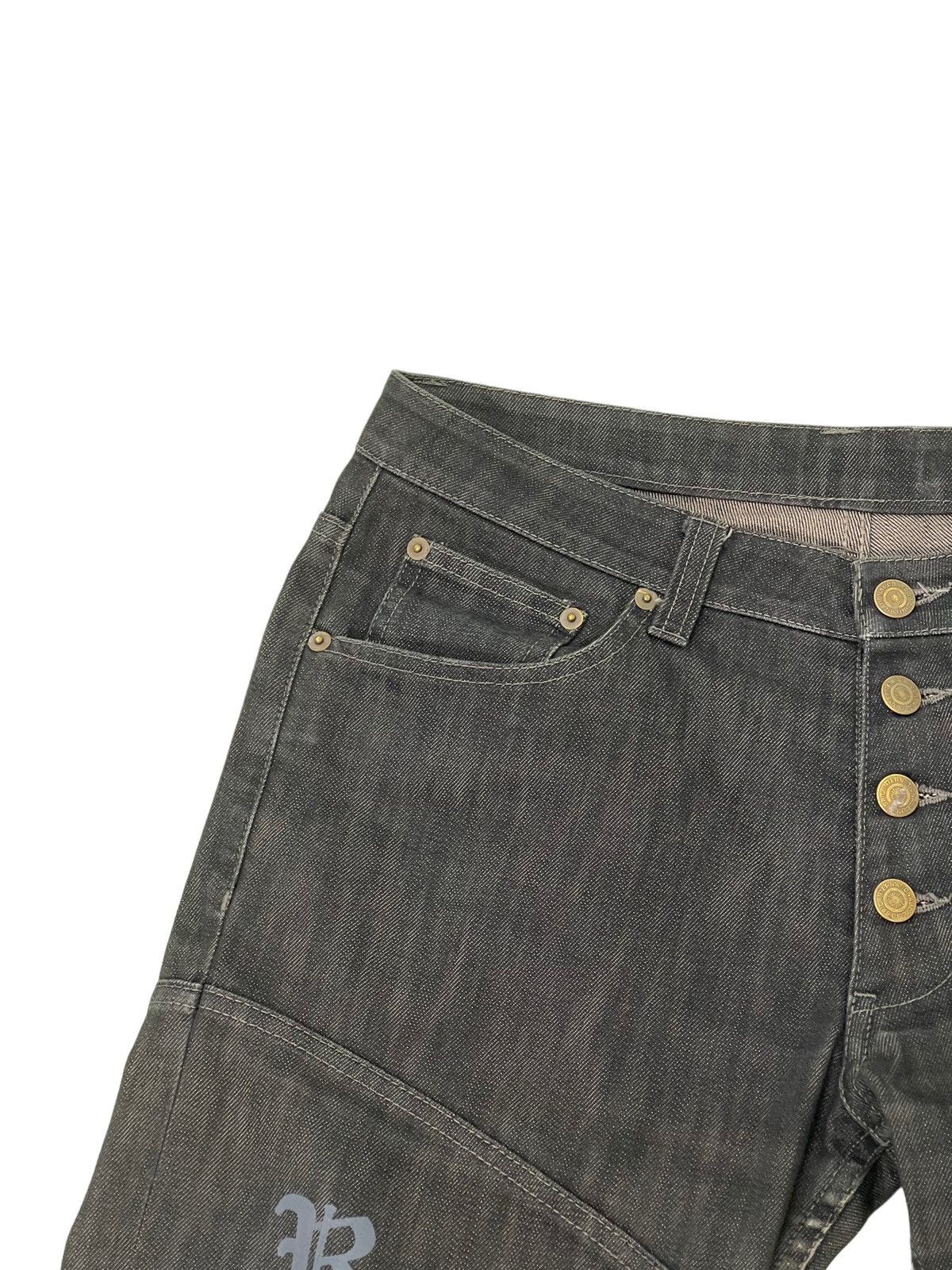 Tornado Mart Flare Jeans Tornado Mart Lace Bottom Low Rise Stretch 4🟦6 Size US 31 - 9 Thumbnail