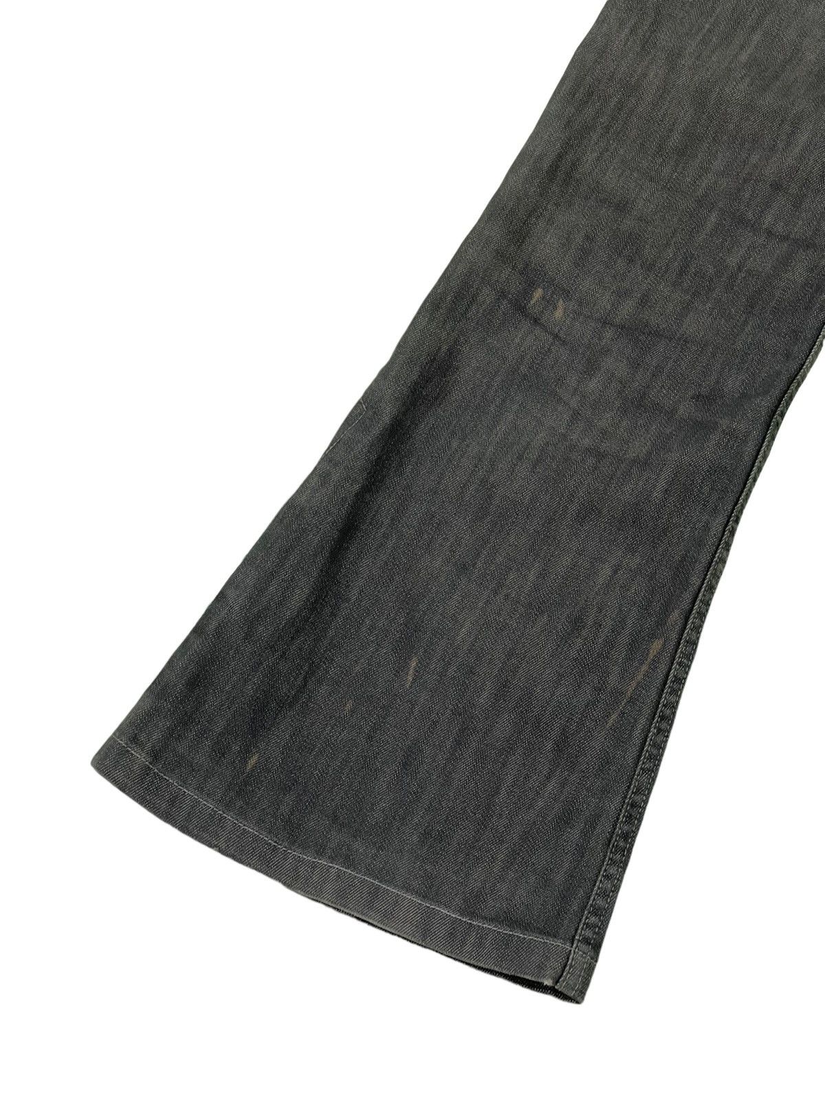 Tornado Mart Flare Jeans Tornado Mart Lace Bottom Low Rise Stretch 4🟦6 Size US 31 - 14 Thumbnail