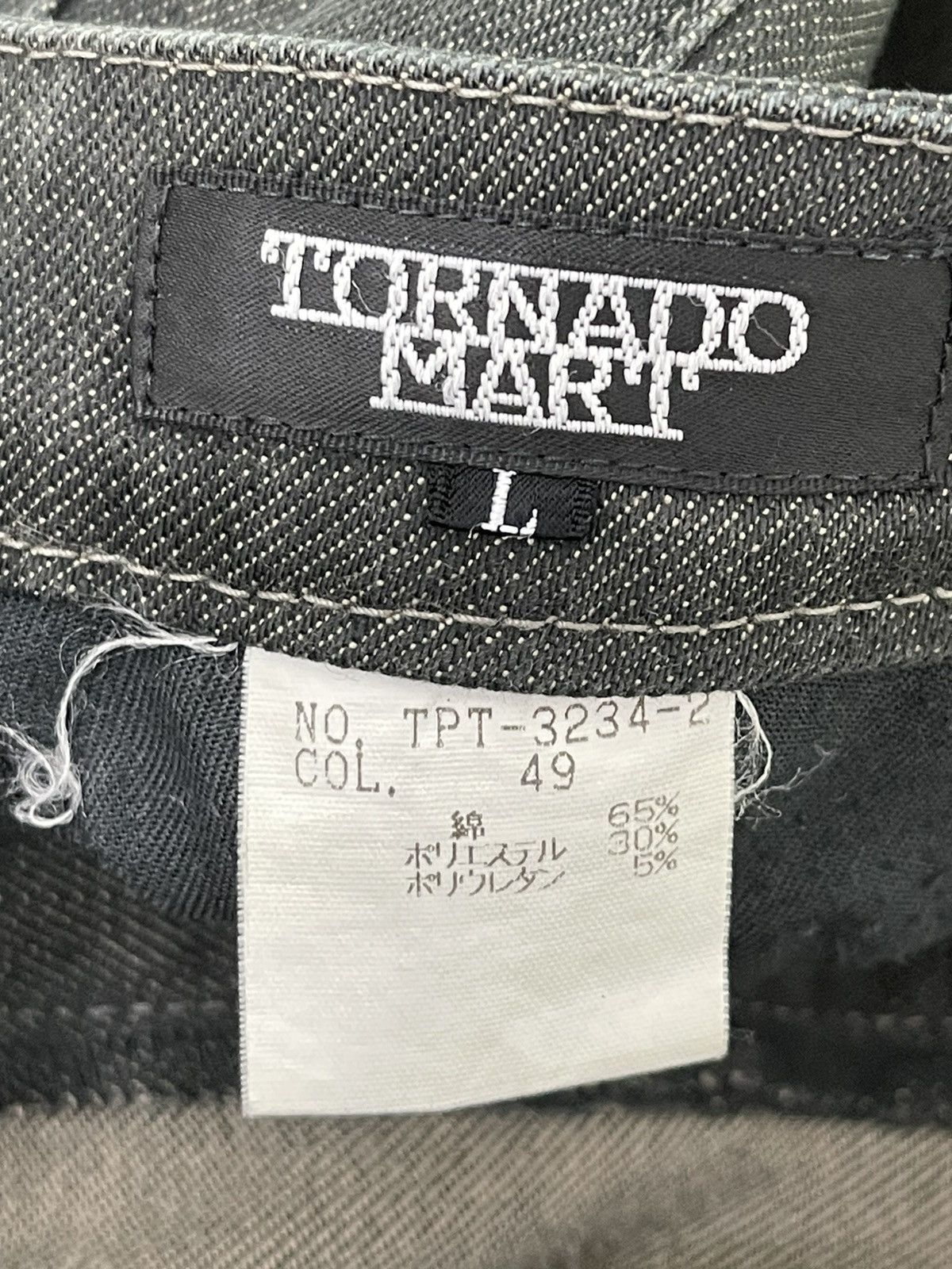 Tornado Mart Flare Jeans Tornado Mart Lace Bottom Low Rise Stretch 4🟦6 Size US 31 - 22 Thumbnail