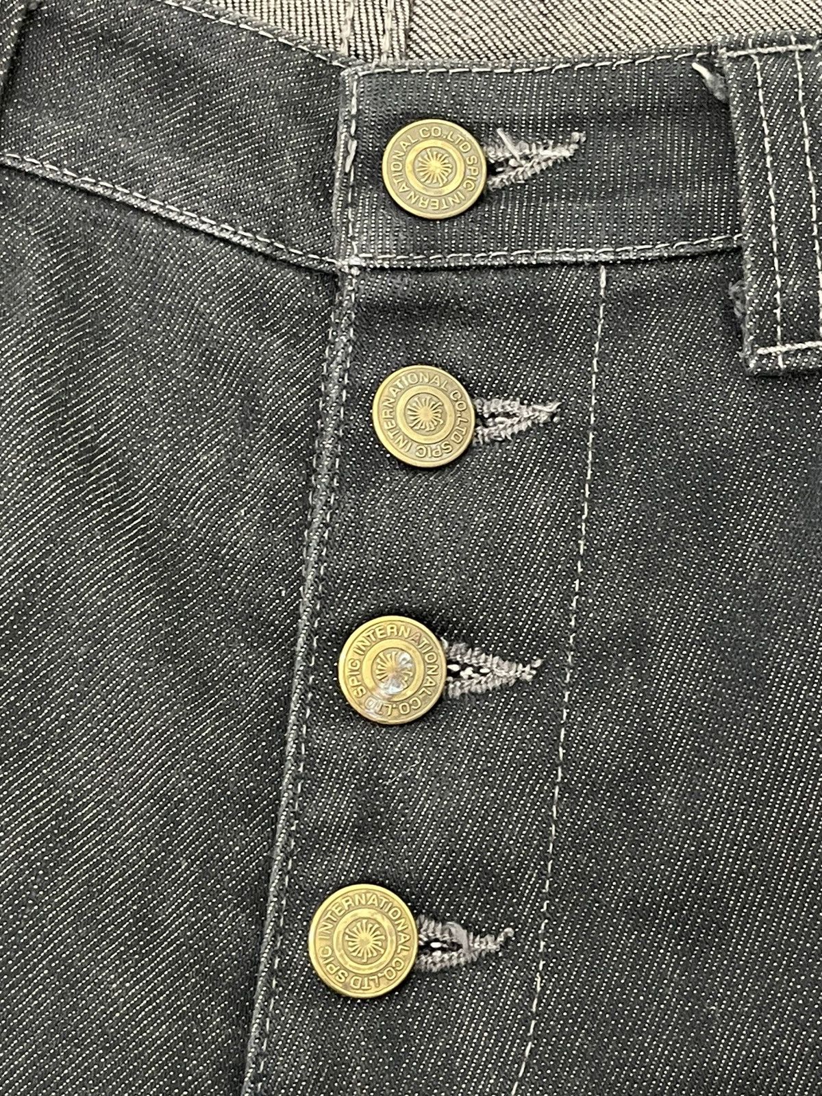 Tornado Mart Flare Jeans Tornado Mart Lace Bottom Low Rise Stretch 4🟦6 Size US 31 - 21 Thumbnail
