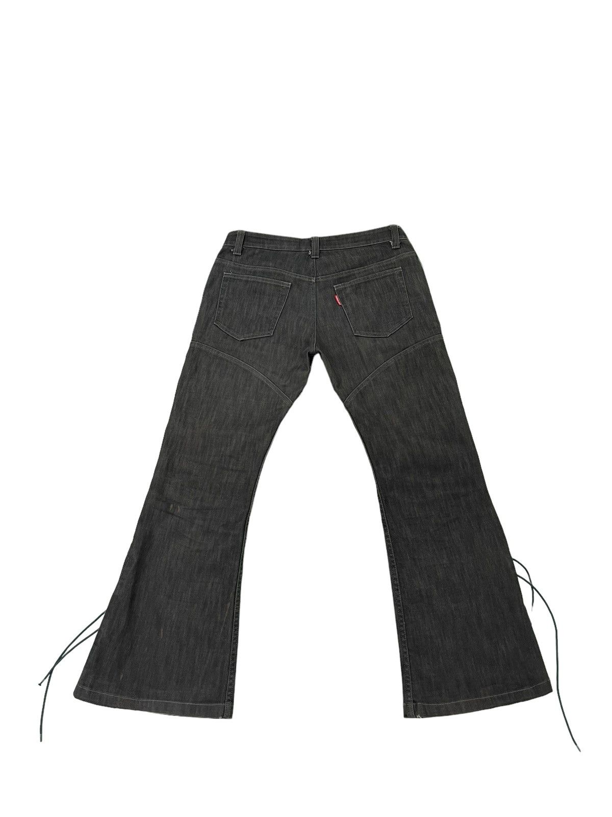 Tornado Mart Flare Jeans Tornado Mart Lace Bottom Low Rise Stretch 4🟦6 Size US 31 - 10 Thumbnail