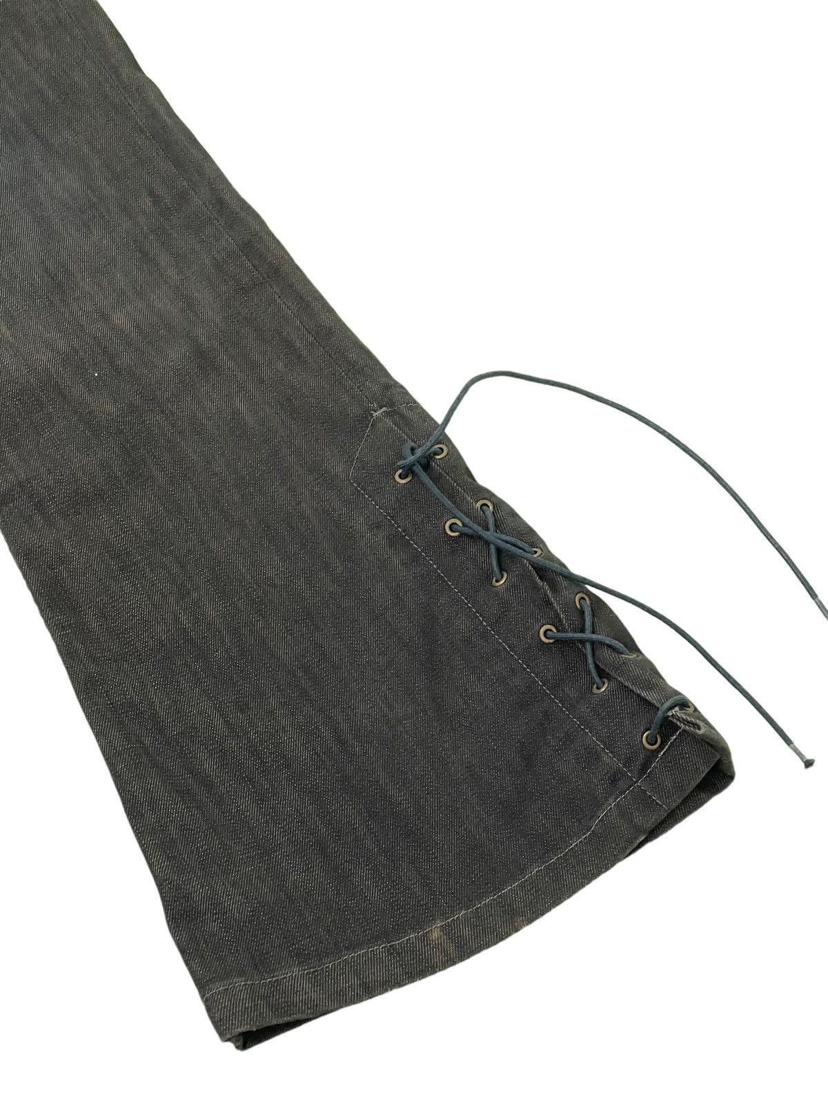 Tornado Mart Flare Jeans Tornado Mart Lace Bottom Low Rise Stretch 4🟦6 Size US 31 - 4 Thumbnail