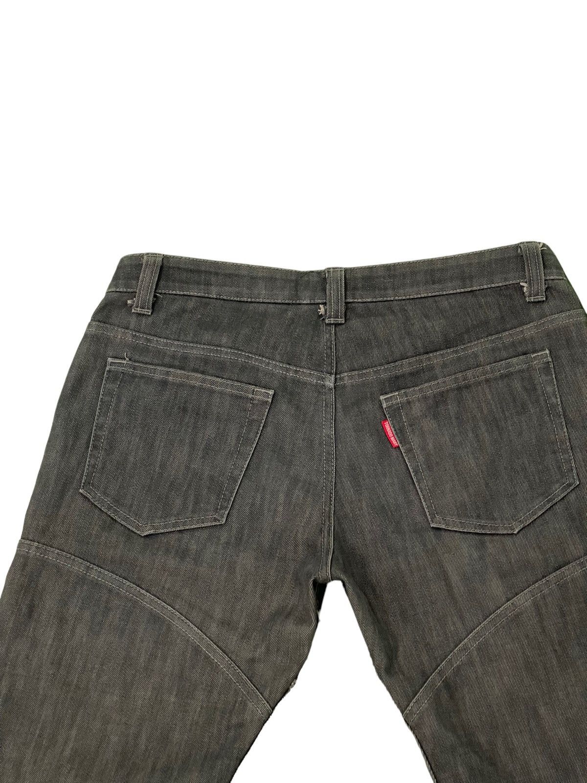 Tornado Mart Flare Jeans Tornado Mart Lace Bottom Low Rise Stretch 4🟦6 Size US 31 - 19 Thumbnail