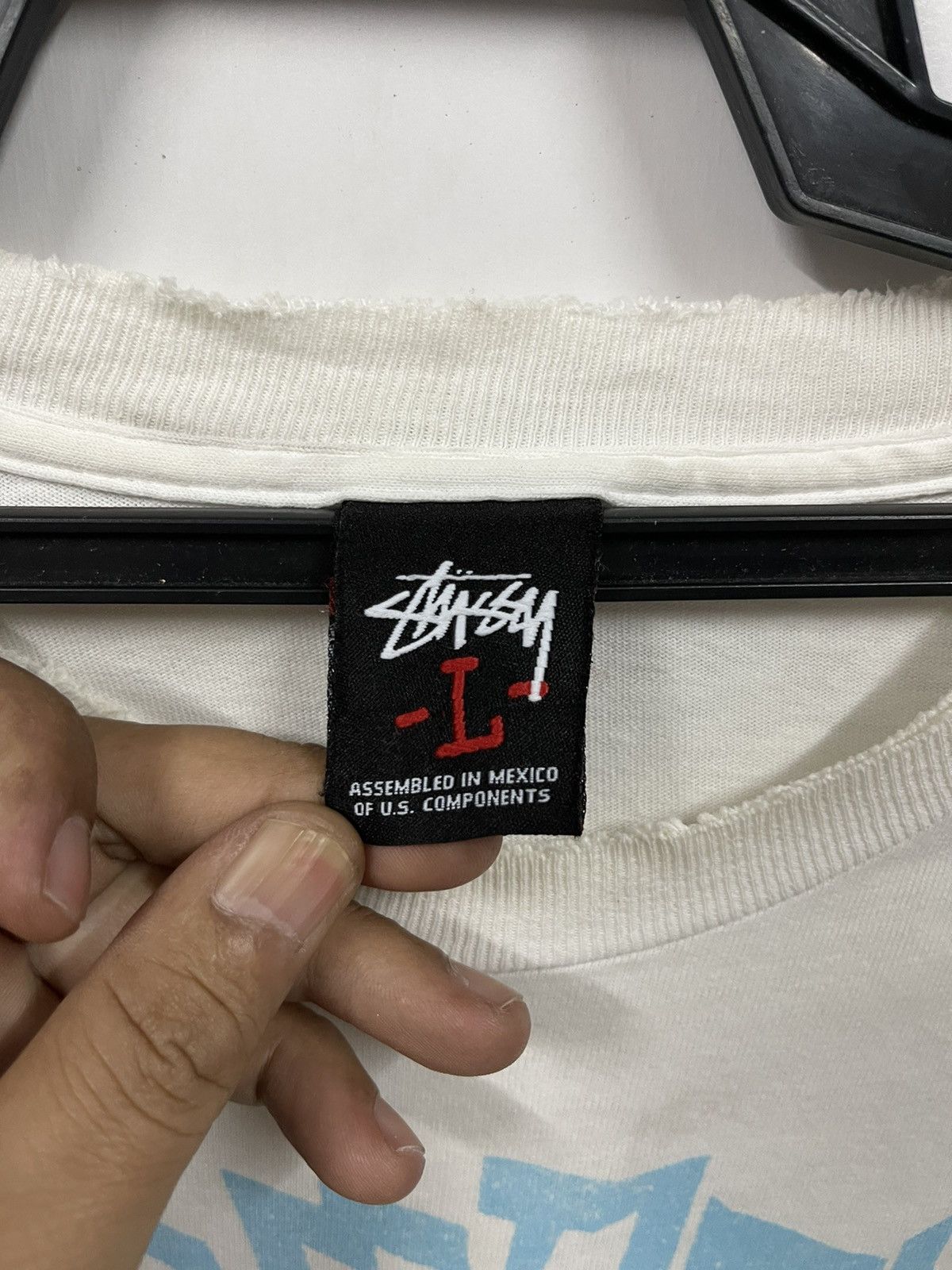 Stussy Rare Distressed Stussy 2008 Counte Records Shirt Size US L / EU 52-54 / 3 - 8 Thumbnail