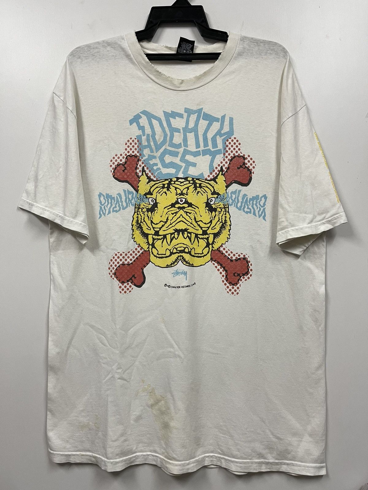 Stussy Rare Distressed Stussy 2008 Counte Records Shirt Size US L / EU 52-54 / 3 - 1 Thumbnail