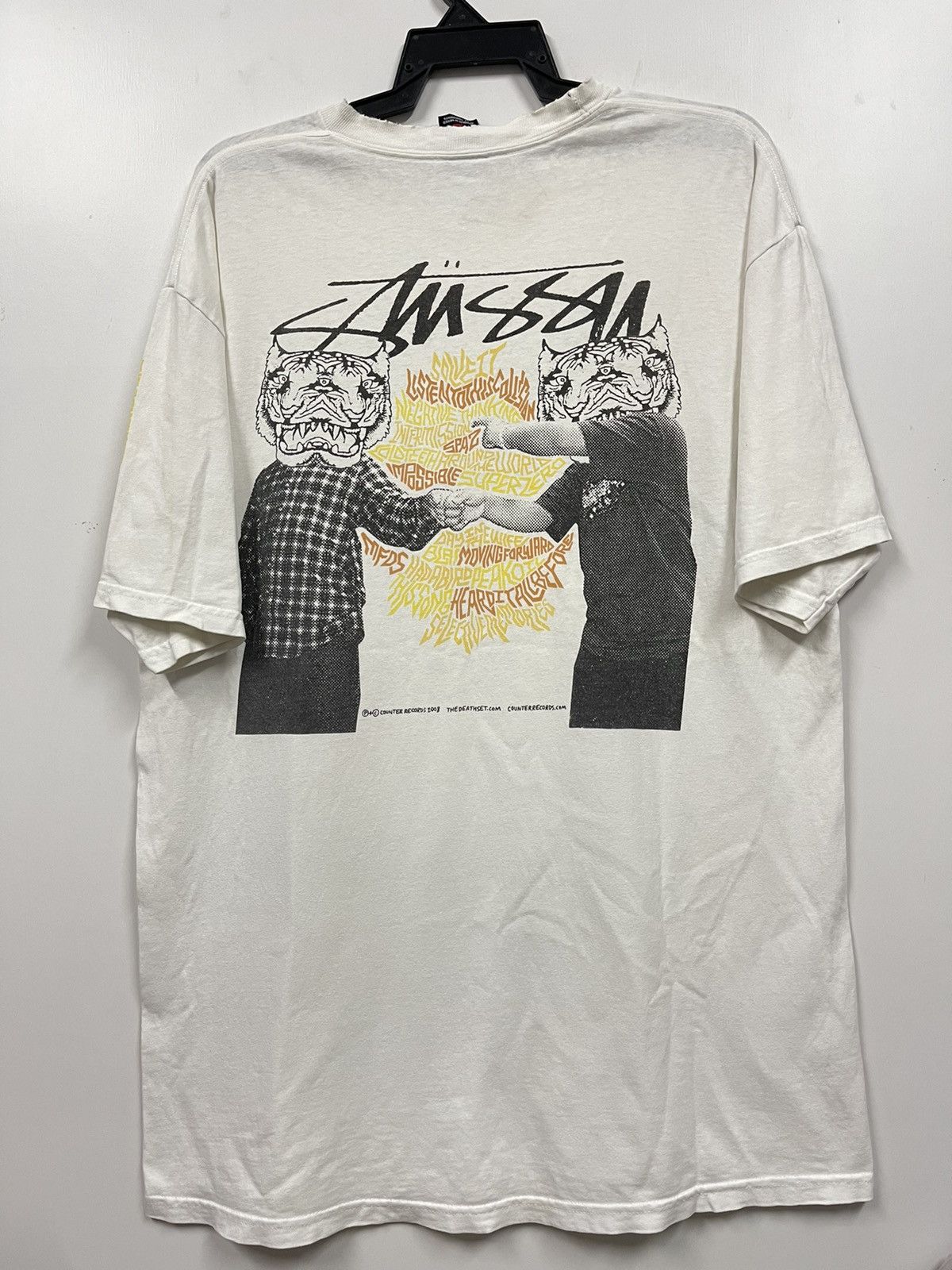 Stussy Rare Distressed Stussy 2008 Counte Records Shirt Size US L / EU 52-54 / 3 - 2 Thumbnail