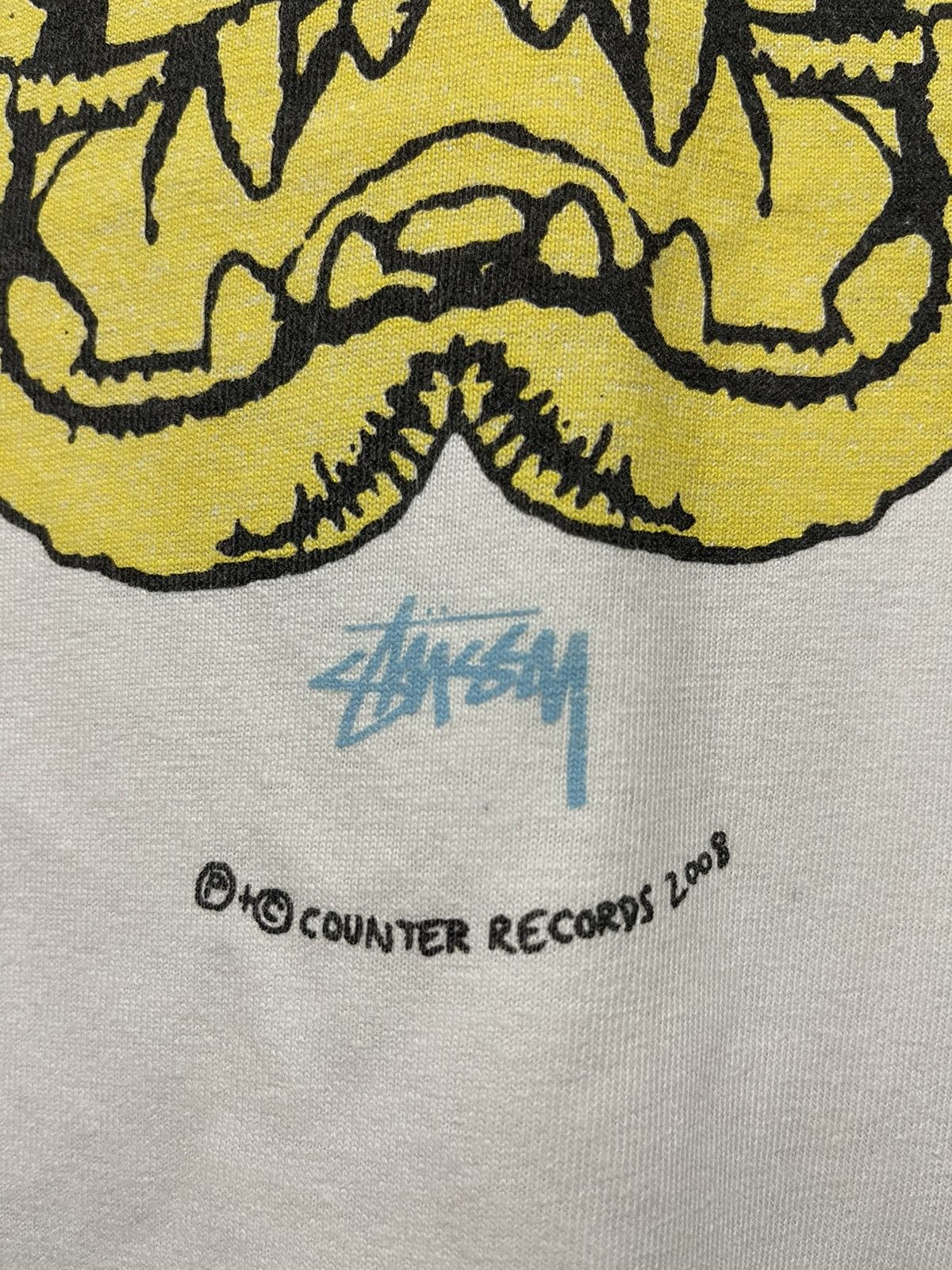 Stussy Rare Distressed Stussy 2008 Counte Records Shirt Size US L / EU 52-54 / 3 - 5 Thumbnail