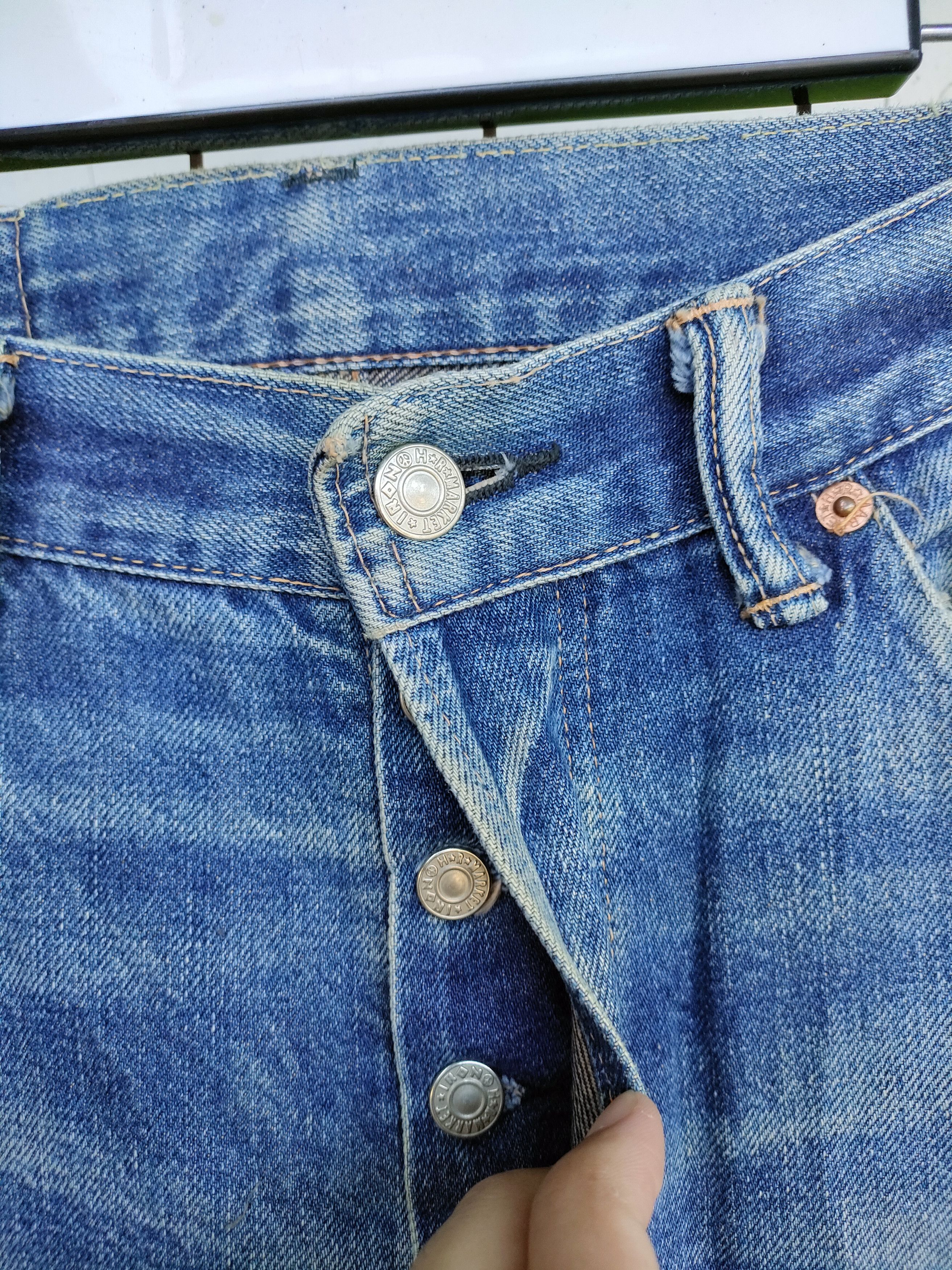 Japanese Brand H.R Market Distressed Selvedge Denim Jeans Size US 32 / EU 48 - 7 Thumbnail
