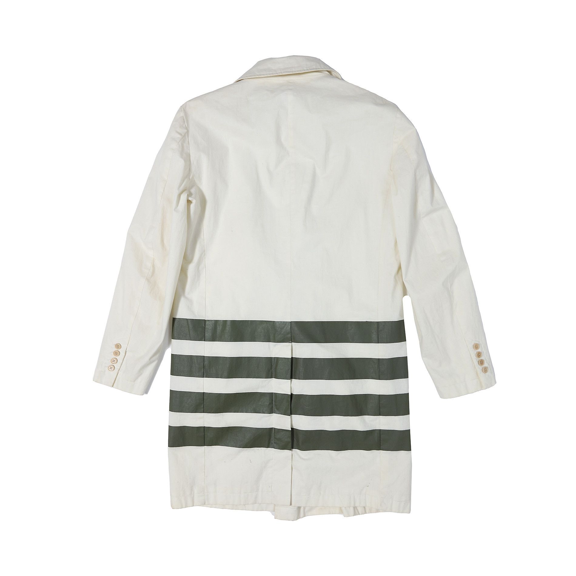 Helmut Lang AW97 Resin Stripe Coat Size US S / EU 44-46 / 1 - 2 Thumbnail