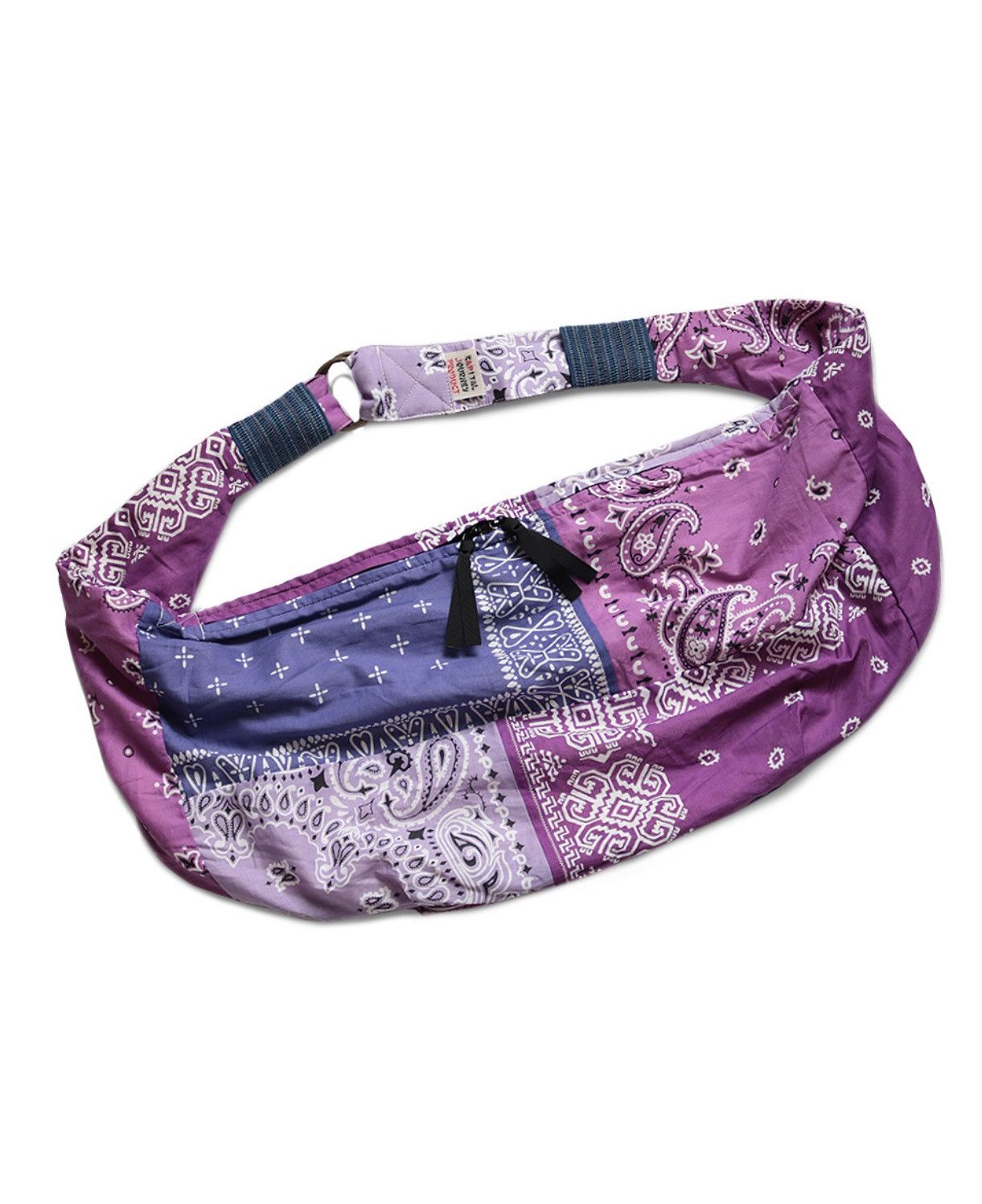 image of Kapital Gauze Beach Snufkin Bandana in Lt Purple, Men's