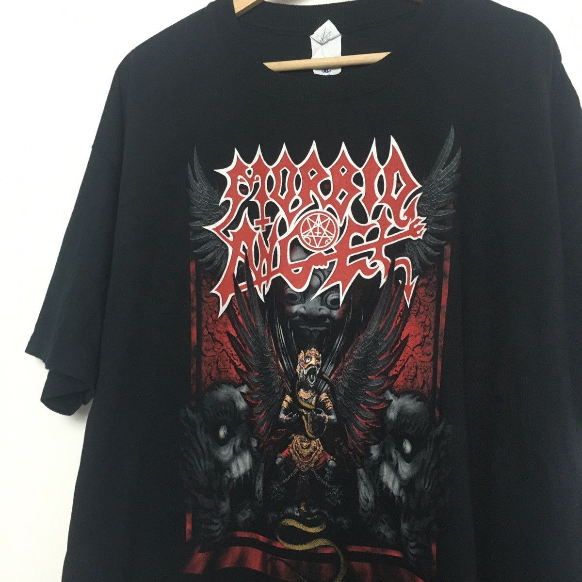 image of Band Tees x Rock Tees Vintage Morbid Angel Black Metal, Men's (Size XL)