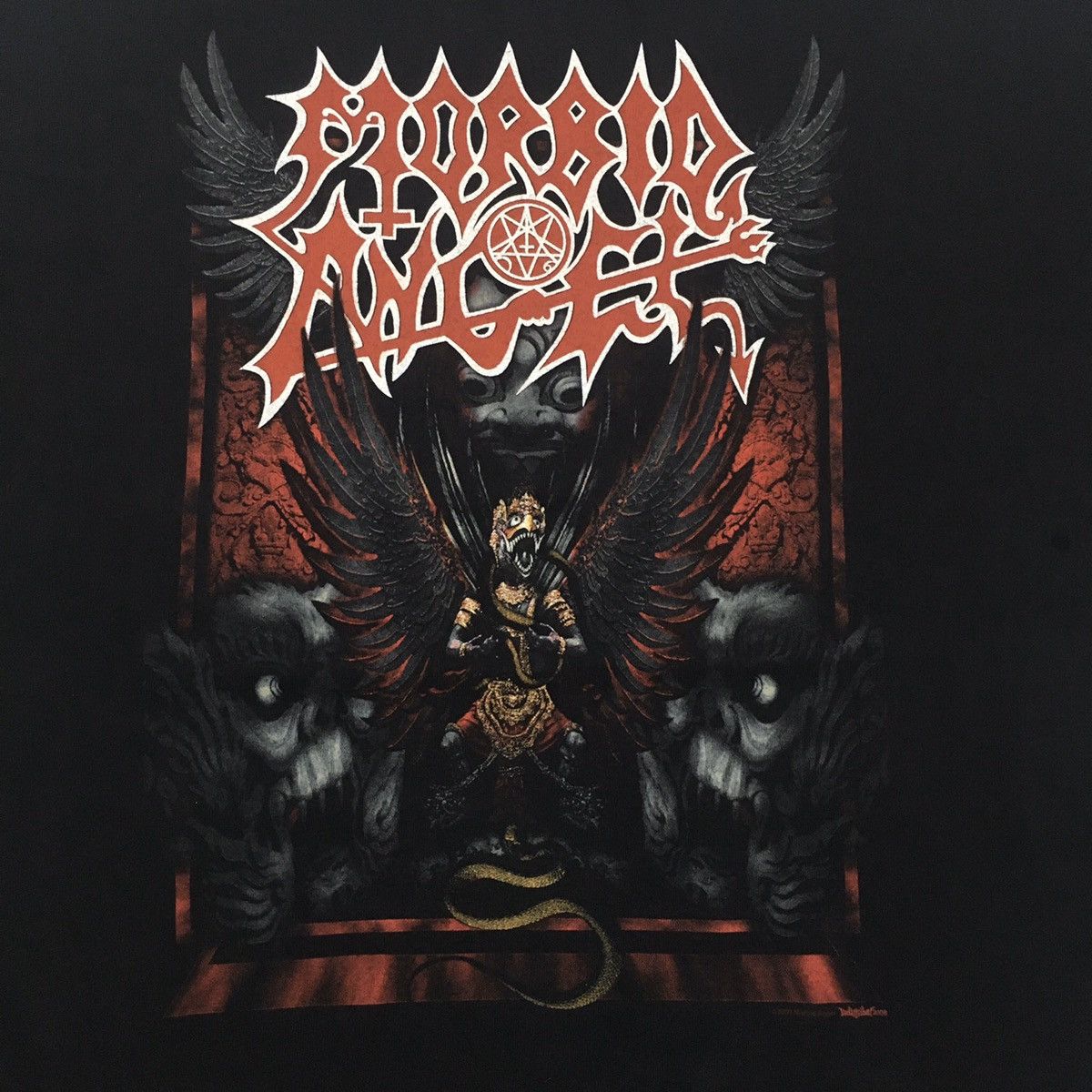 Band Tees × Vintage Vintage Morbid Angel Black Metal Size US XL / EU 56 / 4 - 3 Thumbnail
