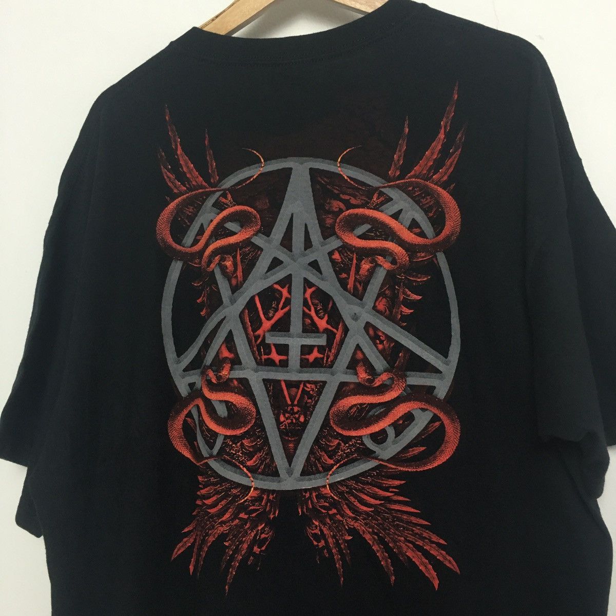 Band Tees × Vintage Vintage Morbid Angel Black Metal Size US XL / EU 56 / 4 - 4 Thumbnail