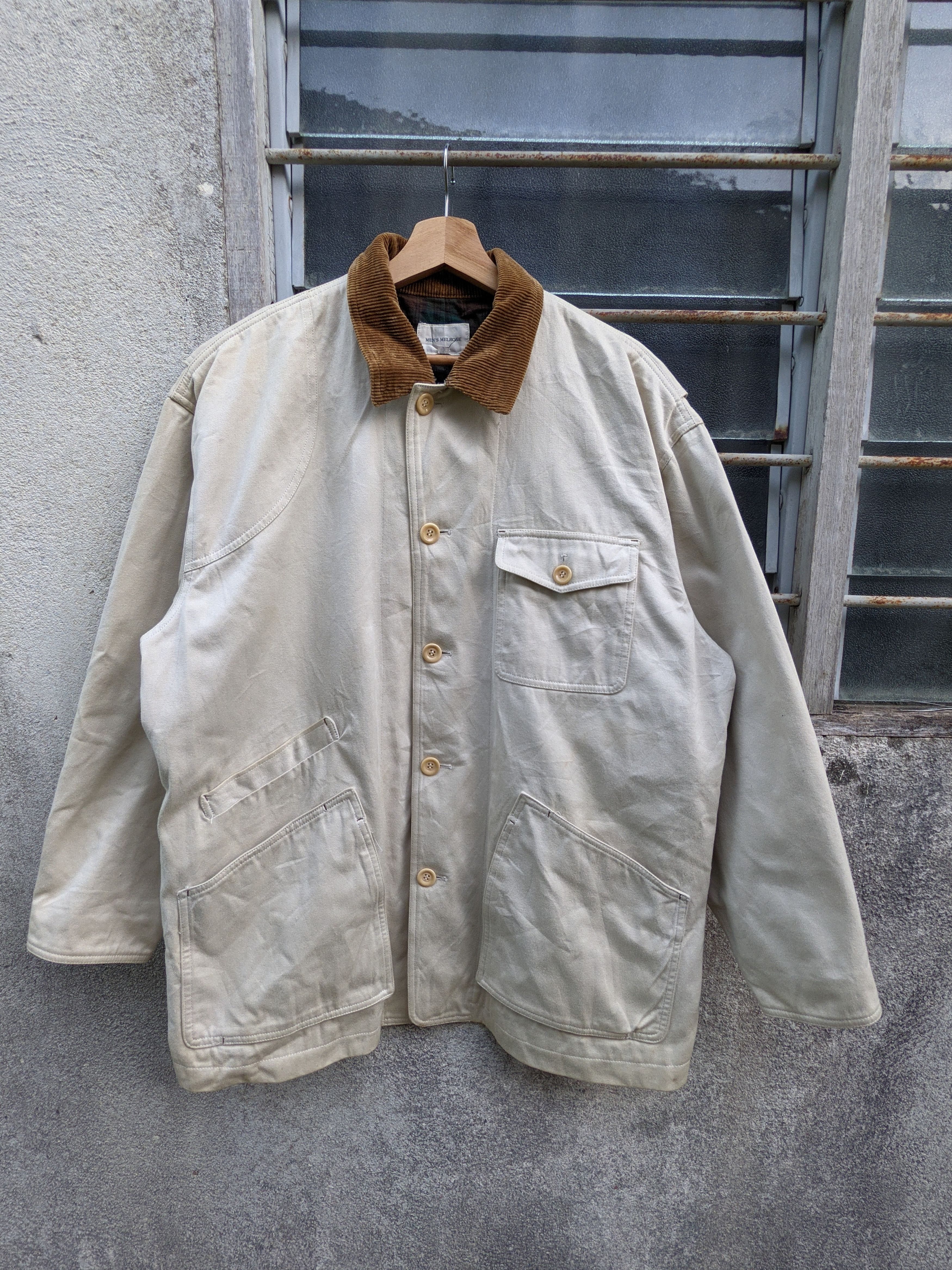 Japanese Brand × Melrose ⚡️Steals⚡️ Men's Melrose Chore Jacket Size US XL / EU 56 / 4 - 5 Thumbnail