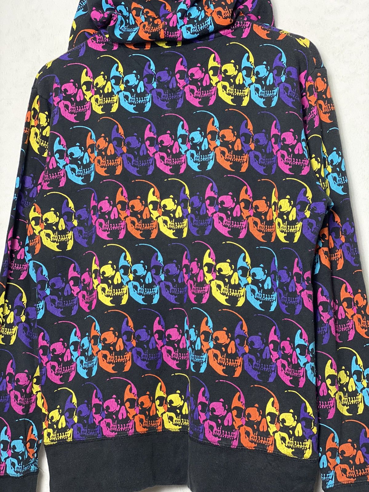 Japanese Brand × Vintage Vintage Skulls Fullprint Hoodies /Number Nine Travis Scott Size US M / EU 48-50 / 2 - 5 Thumbnail
