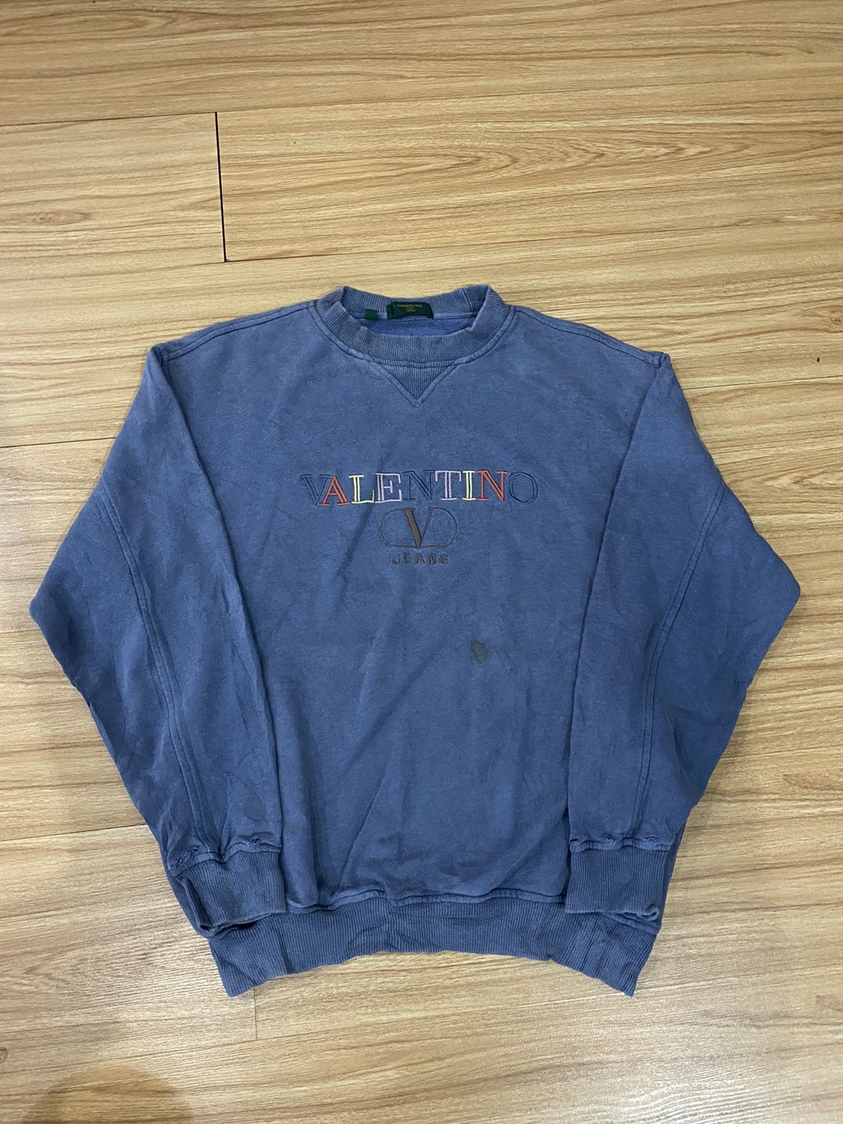 Valentino VALENTINO JEANS EMBROIDED LOGO MULTI COLOUR SWEATSHIRT Size US L / EU 52-54 / 3 - 2 Thumbnail