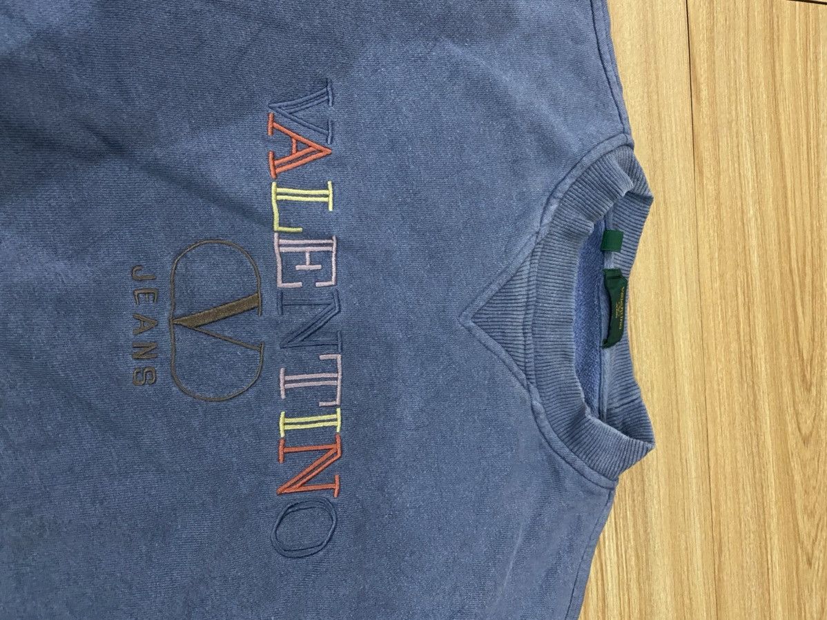 Valentino VALENTINO JEANS EMBROIDED LOGO MULTI COLOUR SWEATSHIRT Size US L / EU 52-54 / 3 - 4 Thumbnail