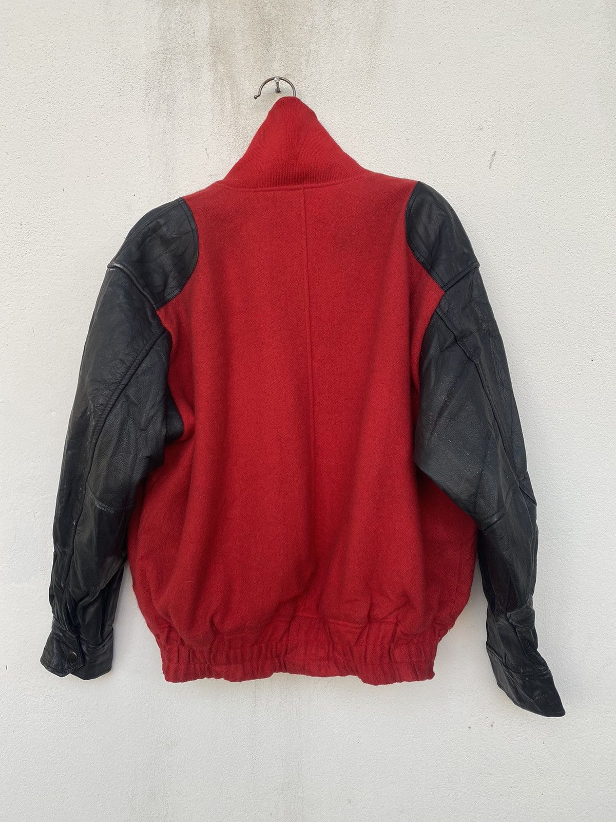 Vintage 🔥Vintage Robo Work Shop Varsity Leather Jacket Size US M / EU 48-50 / 2 - 10 Thumbnail