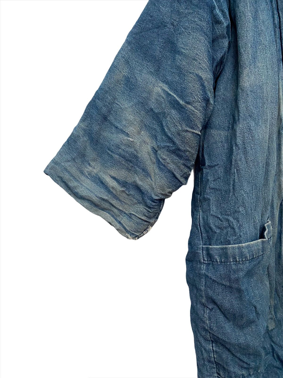 Blue Blue Japan × Japanese Brand Yoichi Kimono Blue Indigo Dyed Woven design Vintage Size US L / EU 52-54 / 3 - 5 Thumbnail