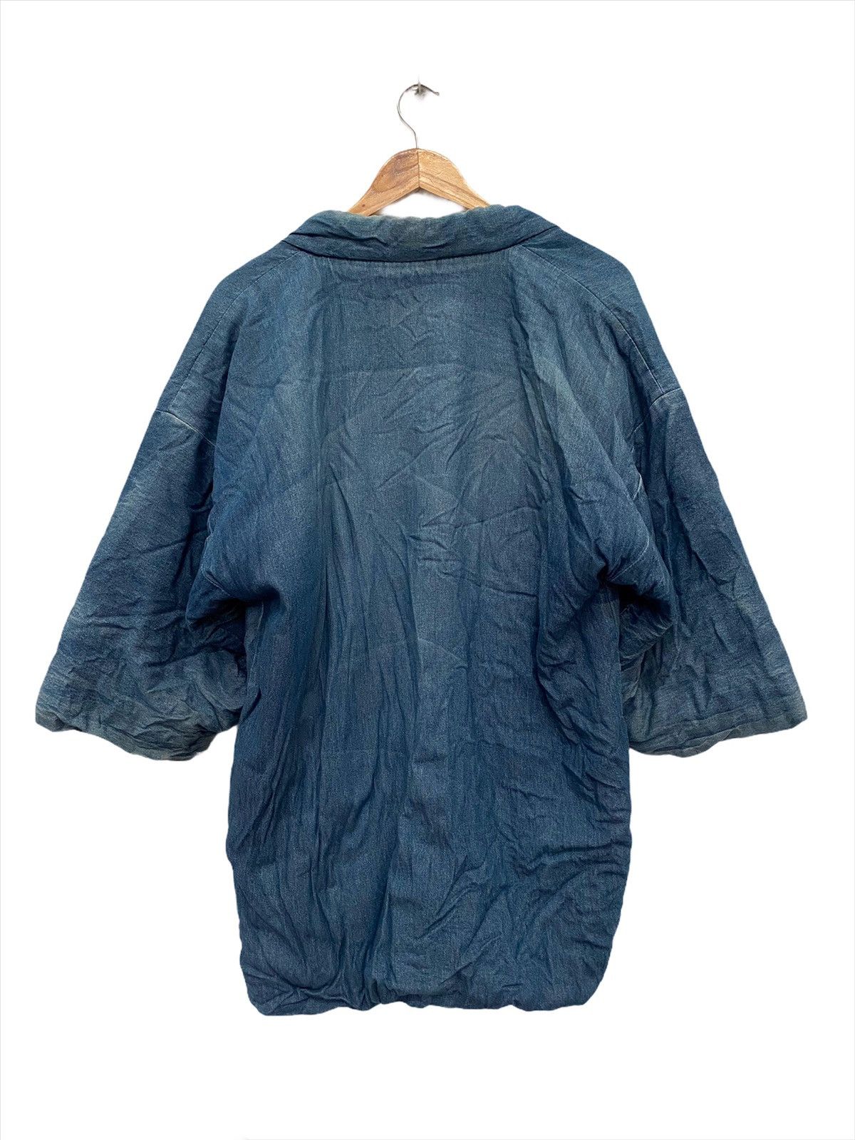 Blue Blue Japan × Japanese Brand Yoichi Kimono Blue Indigo Dyed Woven design Vintage Size US L / EU 52-54 / 3 - 4 Thumbnail