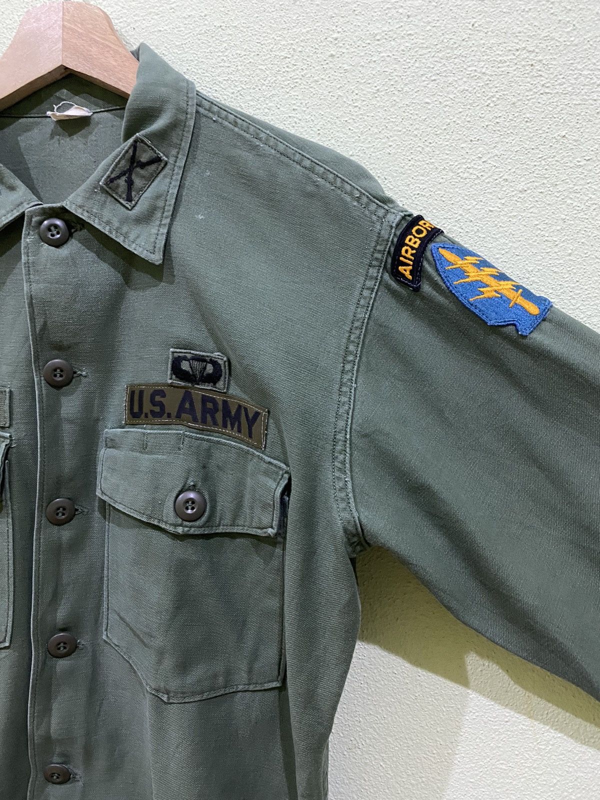 Vintage VINTAGE US ARMY BUTTON SHIRT Size US M / EU 48-50 / 2 - 4 Thumbnail