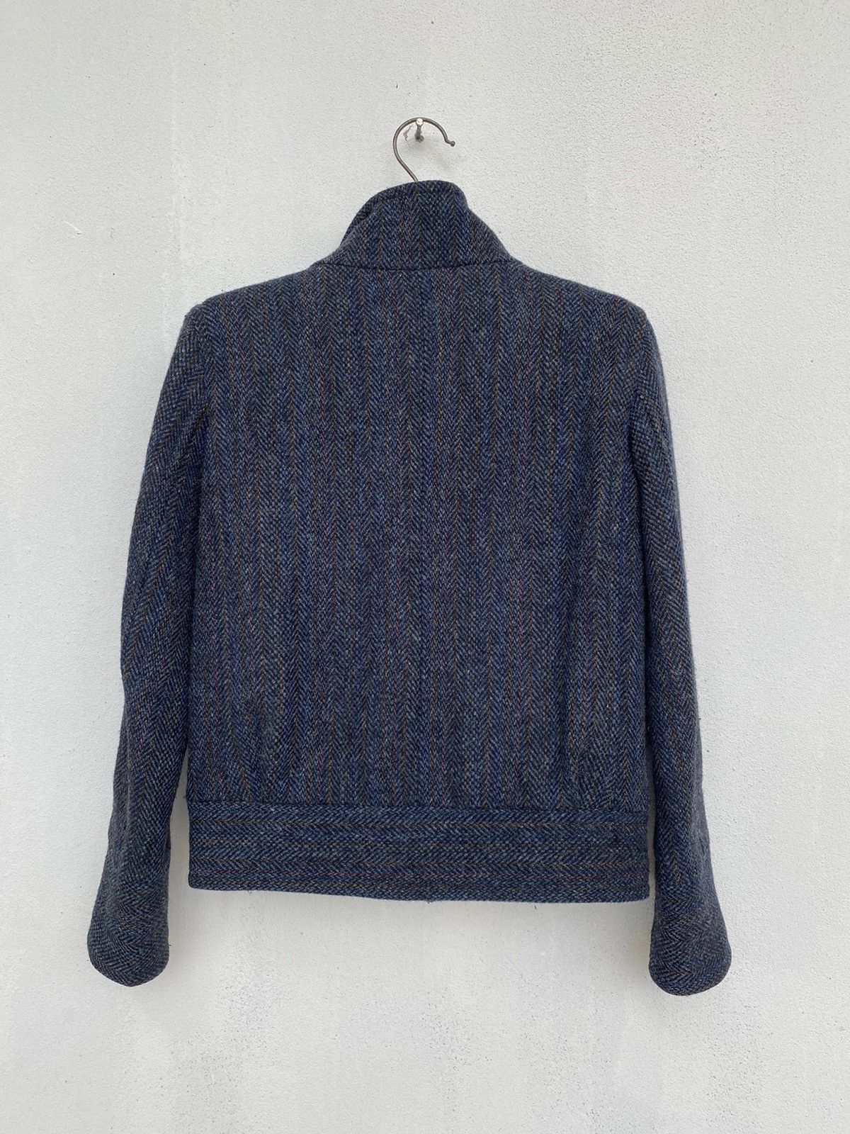 Harris Tweed MACPHEE x HARRIS TWEED WOOL ZIPPER SHORT JACKET Size US S / EU 44-46 / 1 - 2 Thumbnail
