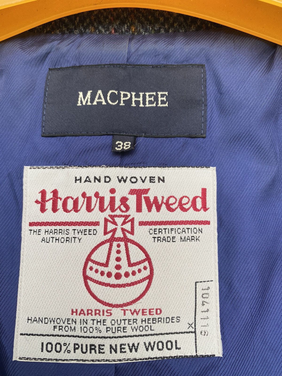 Harris Tweed MACPHEE x HARRIS TWEED WOOL ZIPPER SHORT JACKET Size US S / EU 44-46 / 1 - 7 Thumbnail