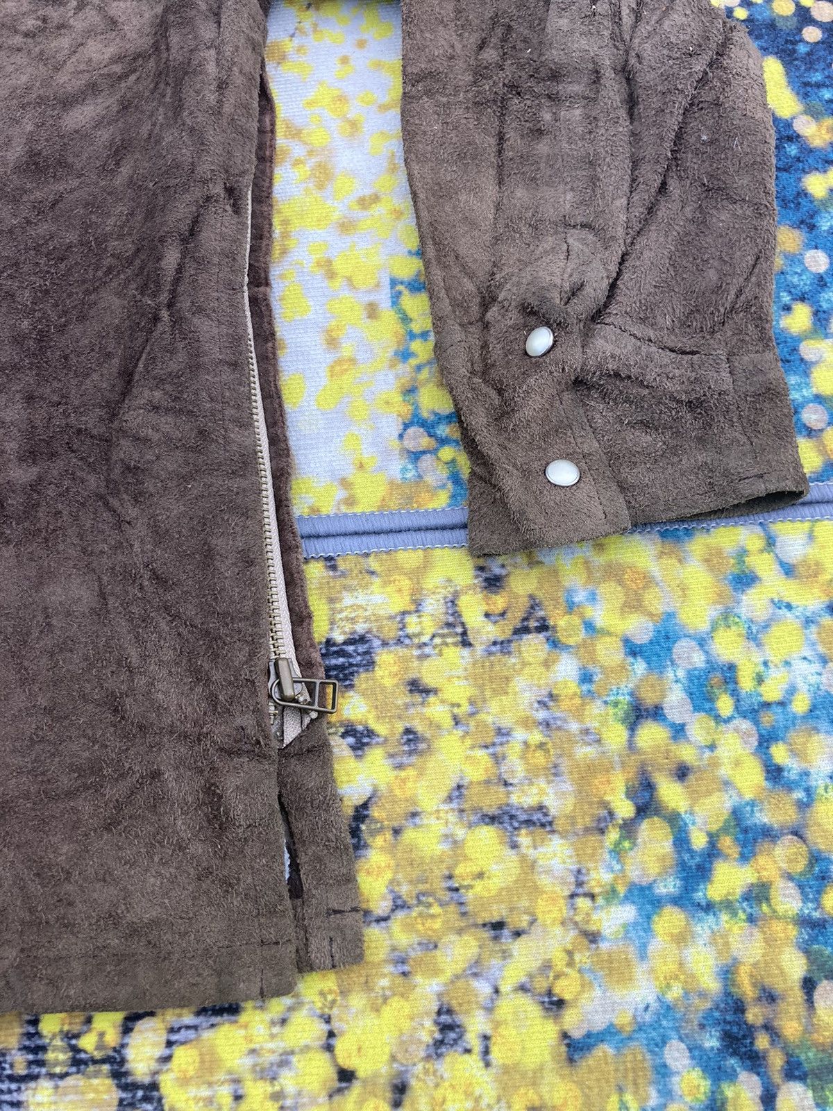 Johnbull JOHN BULL WESTERN SUEDE LEATHER LACE UP SHIRT Size US S / EU 44-46 / 1 - 5 Thumbnail