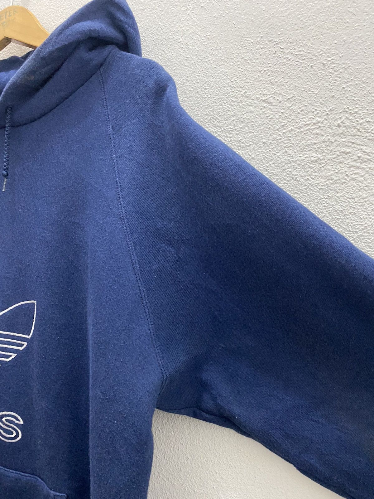 Adidas × Vintage 🔥GK103 VINTAGE ADIDAS MADE IN USA HOODIES BIG LOGO Size US M / EU 48-50 / 2 - 5 Thumbnail